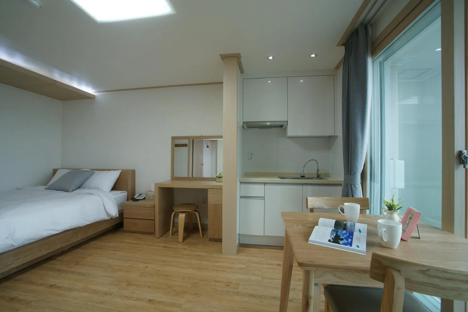 Bed in The Beach Pension