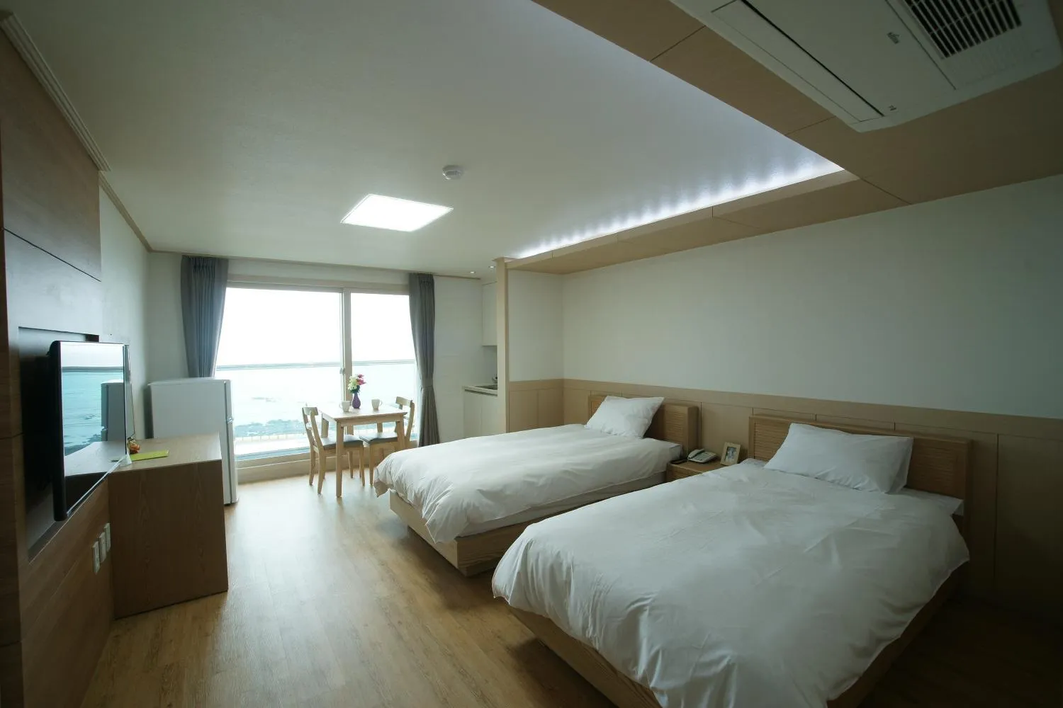 Bed in The Beach Pension