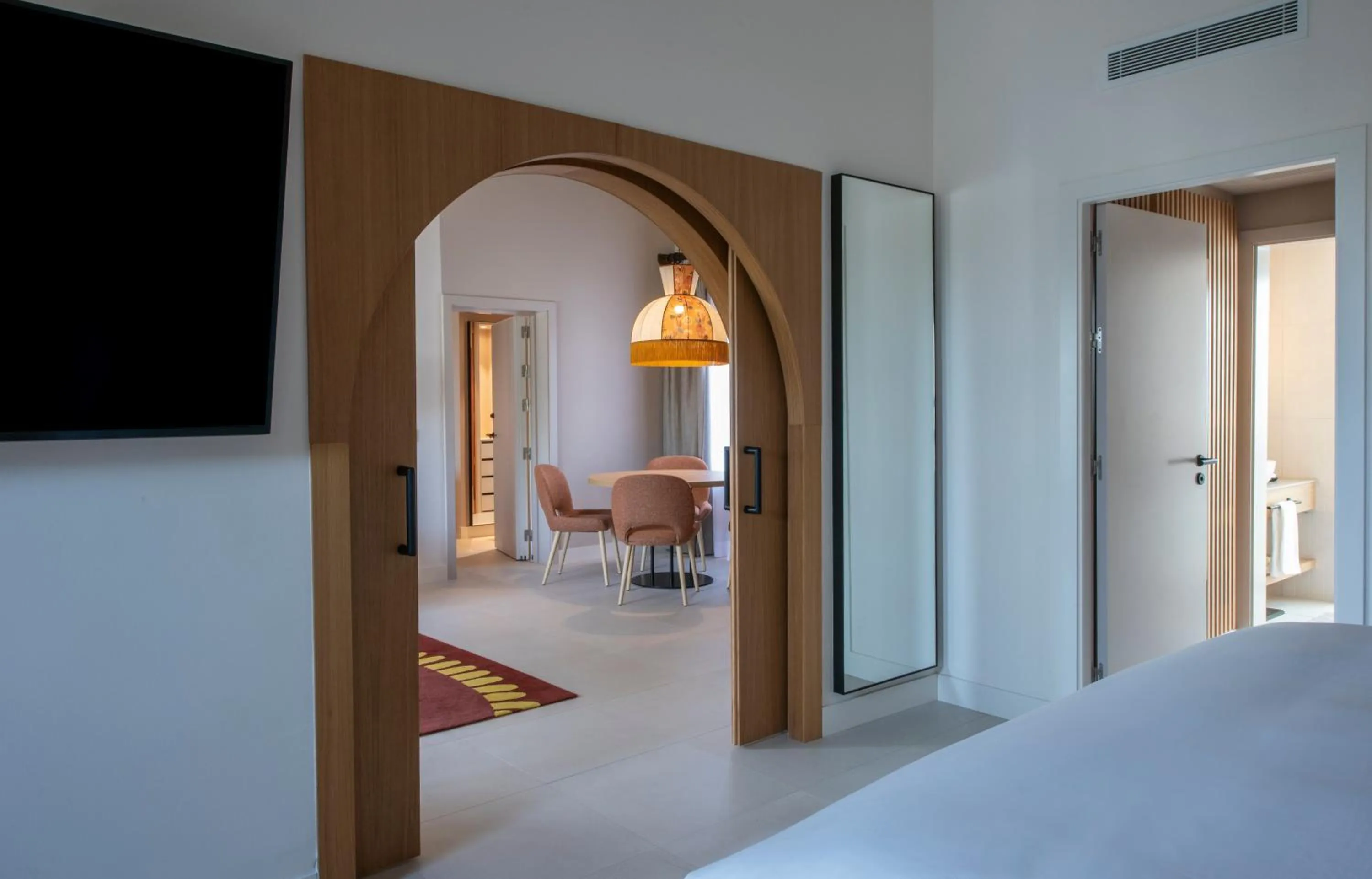 Living room, Bed in SO/ Sotogrande Spa & Golf Resort Hotel