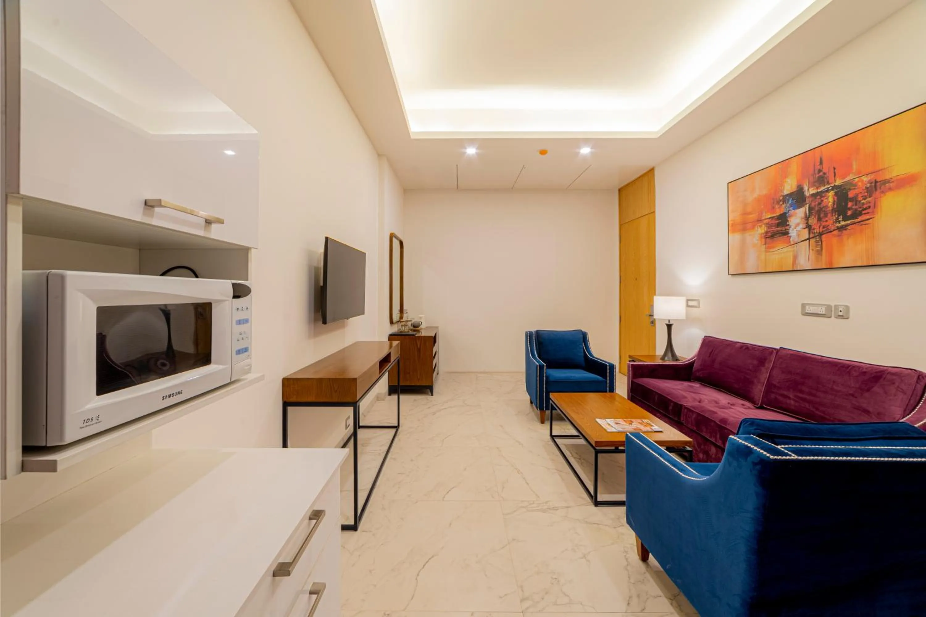 Living room in ELLAA RESIDENCES