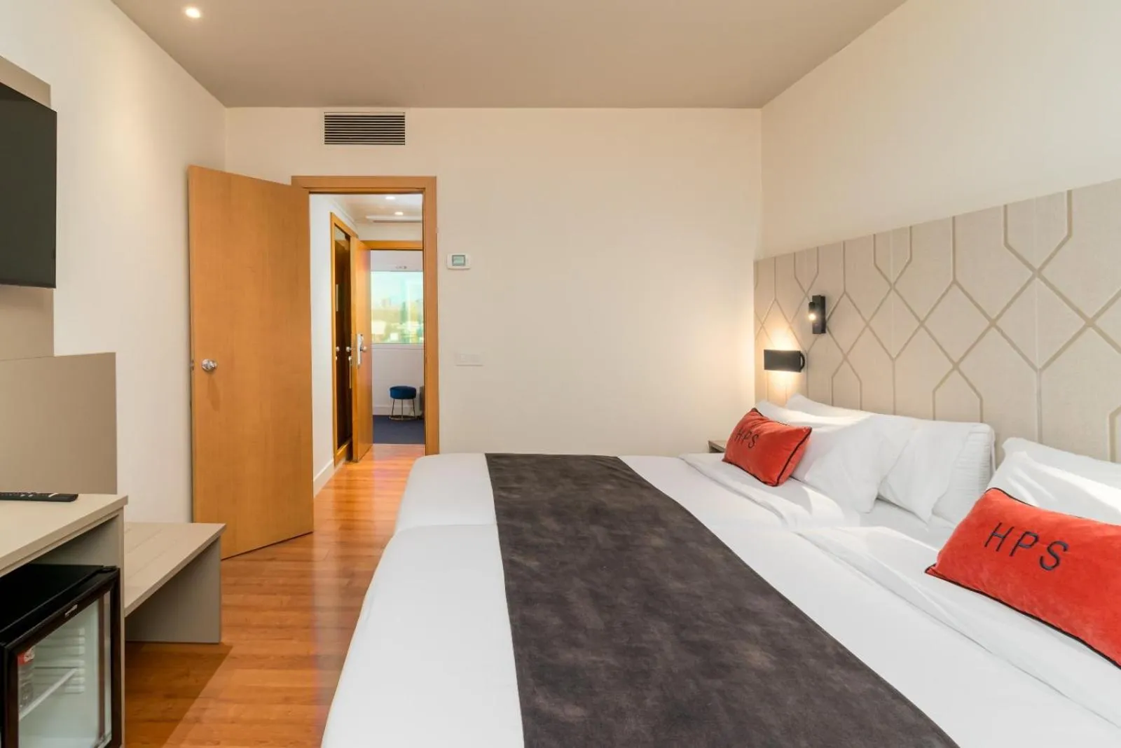 Bedroom, Bed in Hotel Puerta Santander