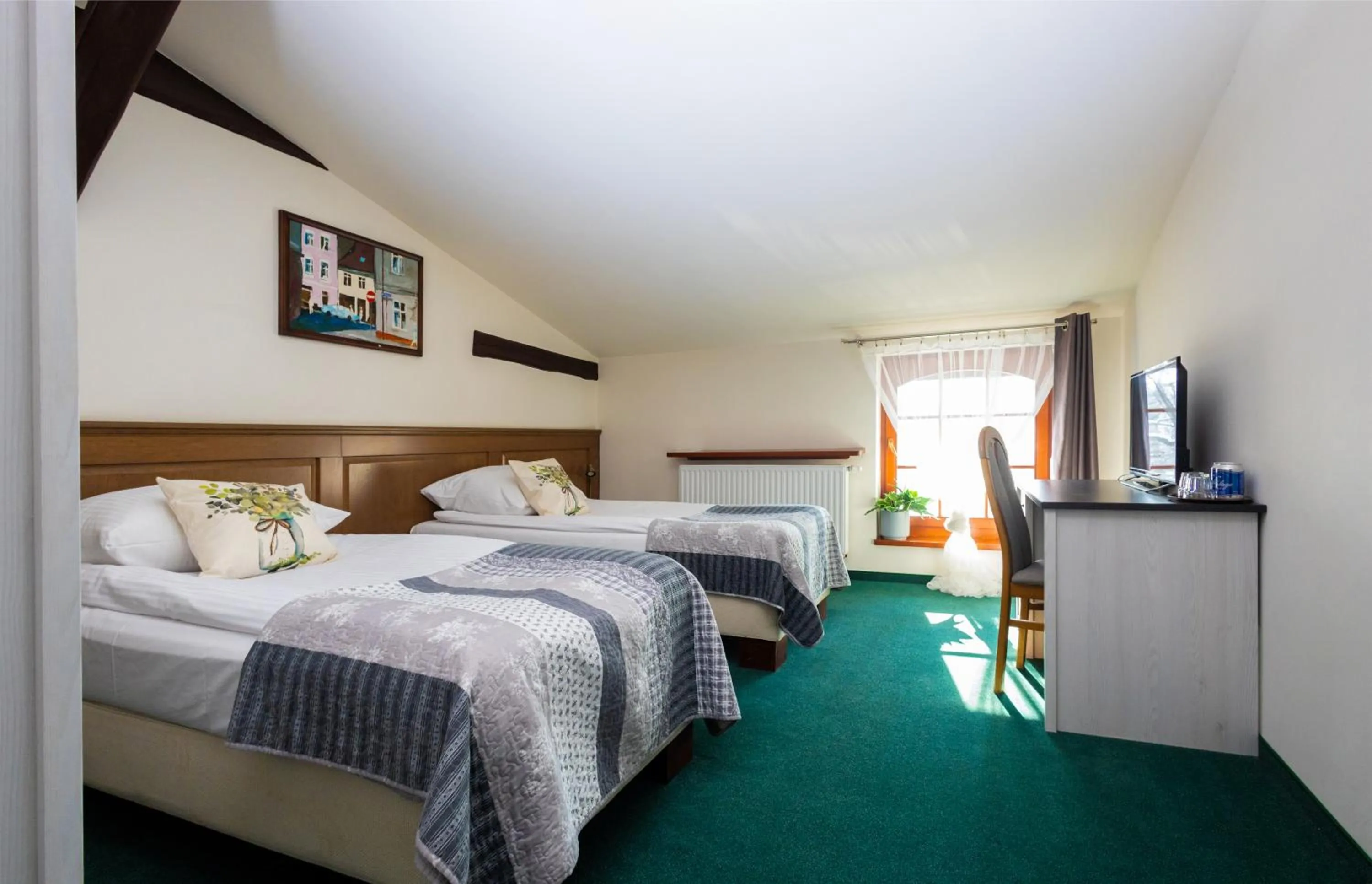 Bed in Hotel Sandro Silver & Spichlerz Antoniny