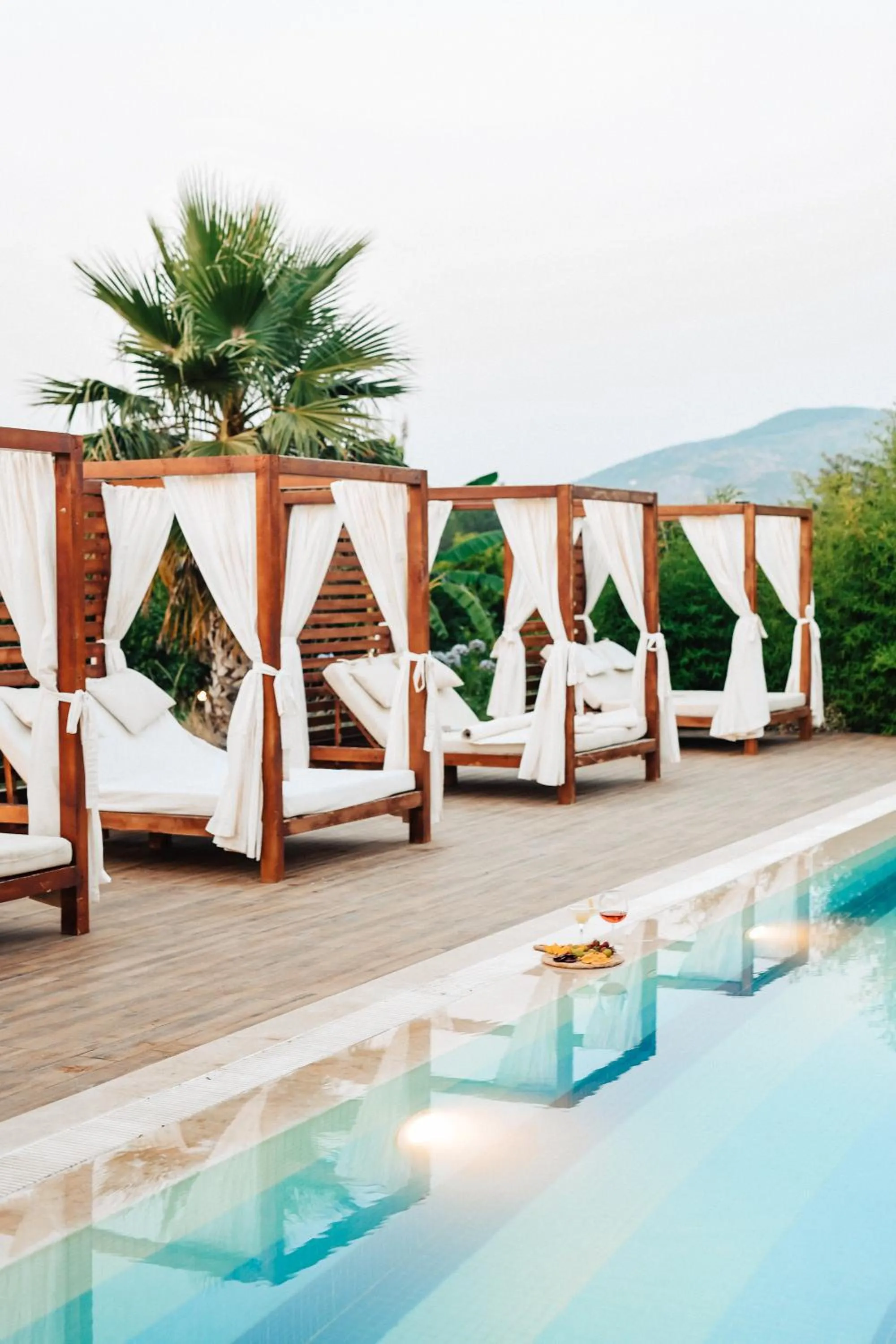 Pool view in Mandalin Glamping