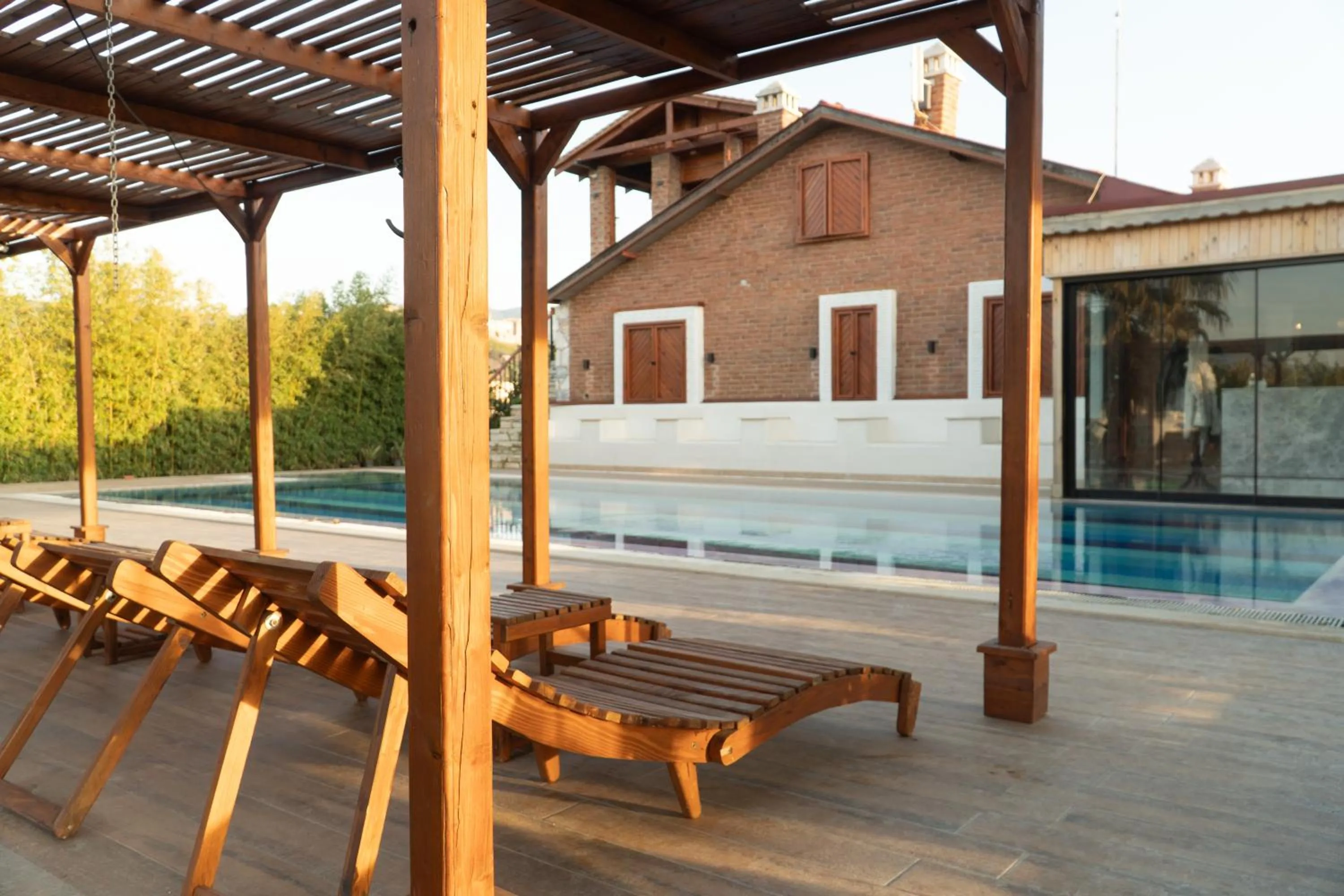 Pool view in Mandalin Glamping