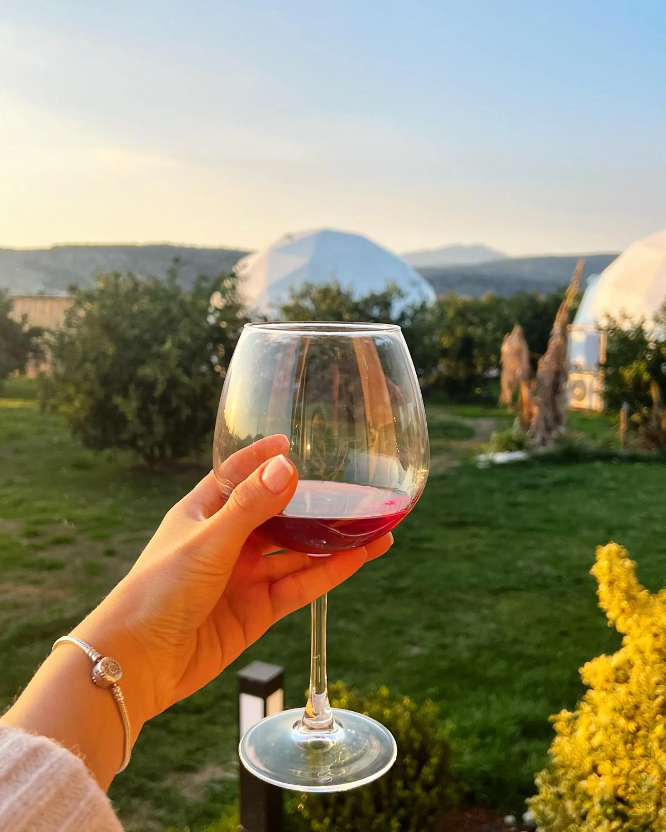 Garden view in Mandalin Glamping