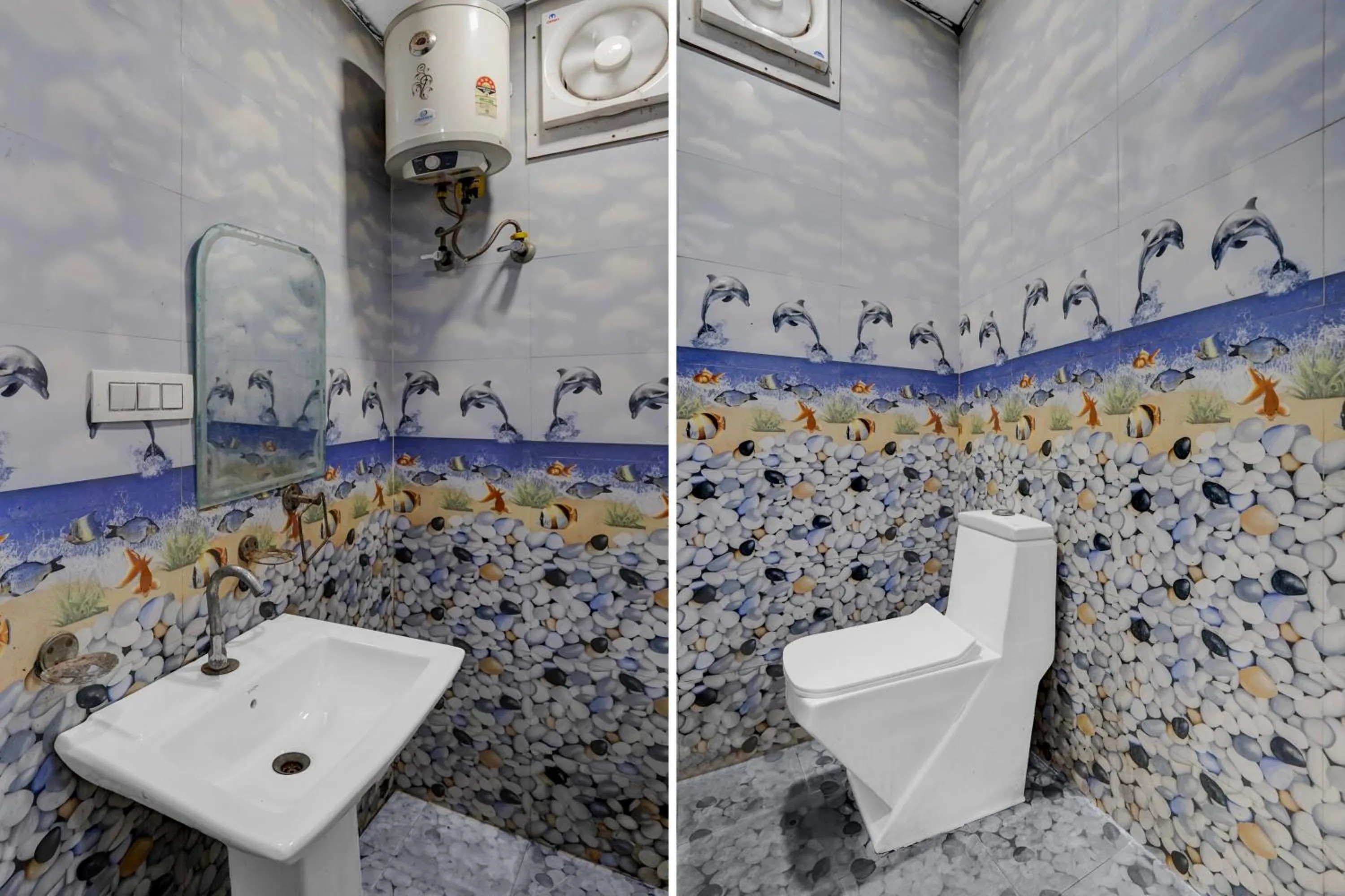 Bathroom in Super Collection O JK Temple Kanpur Formerly Yatika Inn