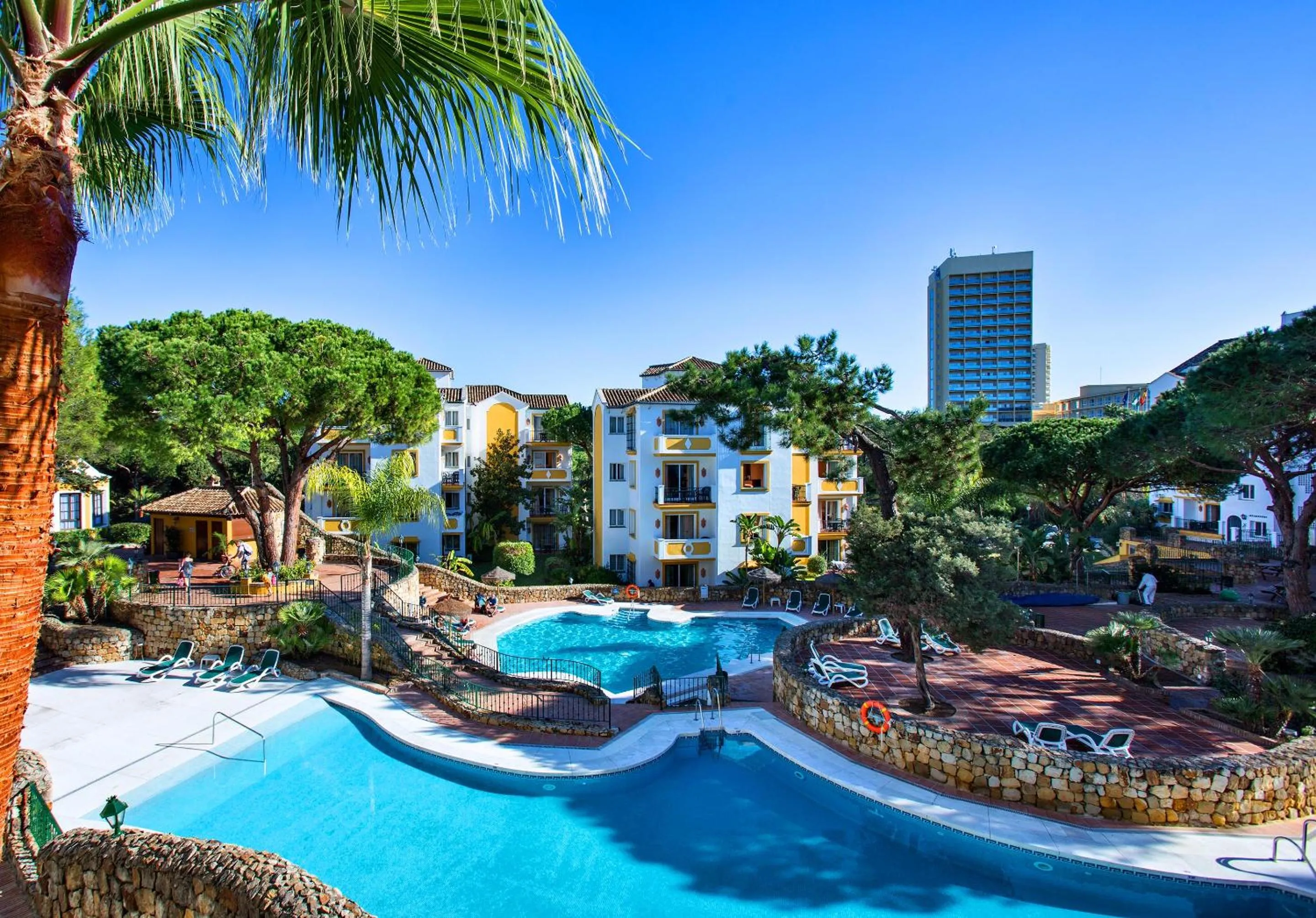 Pool view in Ona Alanda Club Marbella
