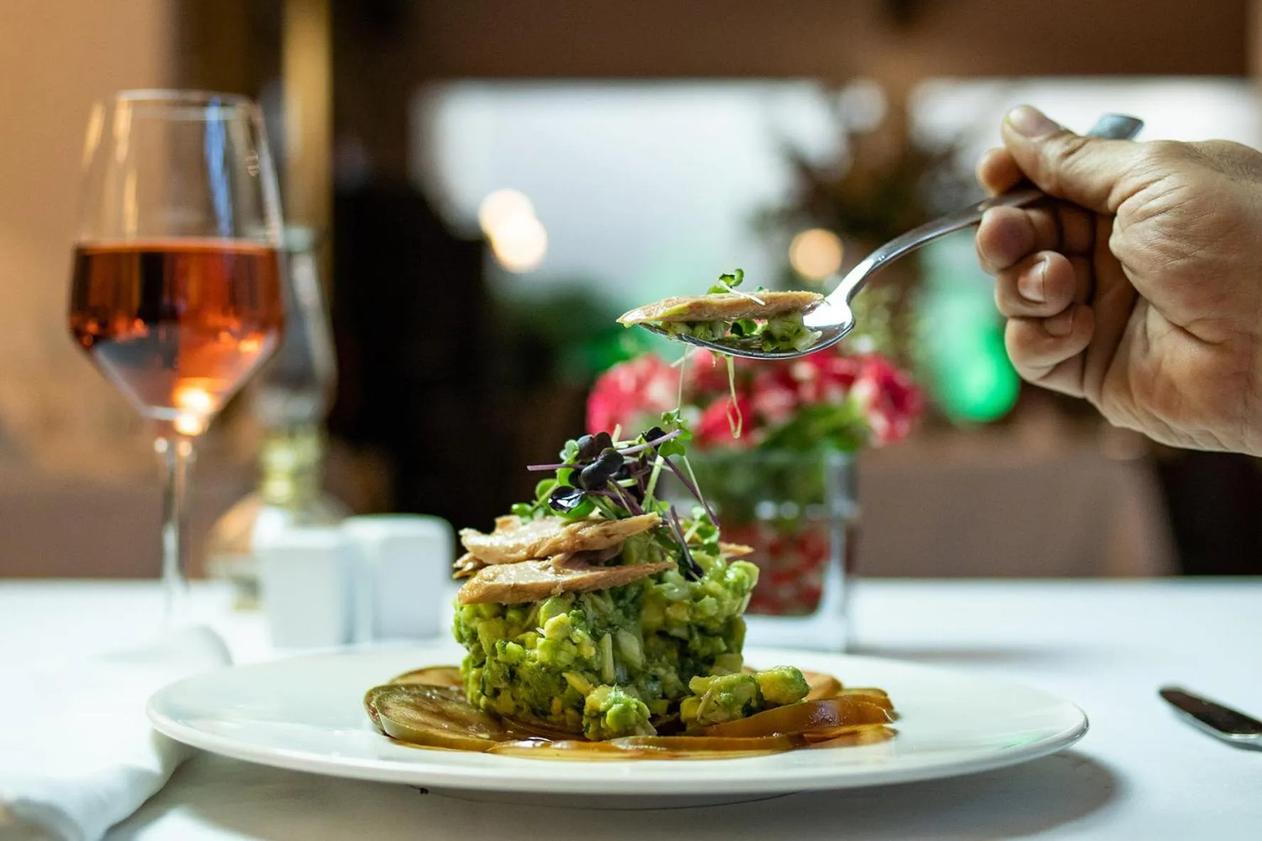 Food and drinks in Ona Alanda Club Marbella