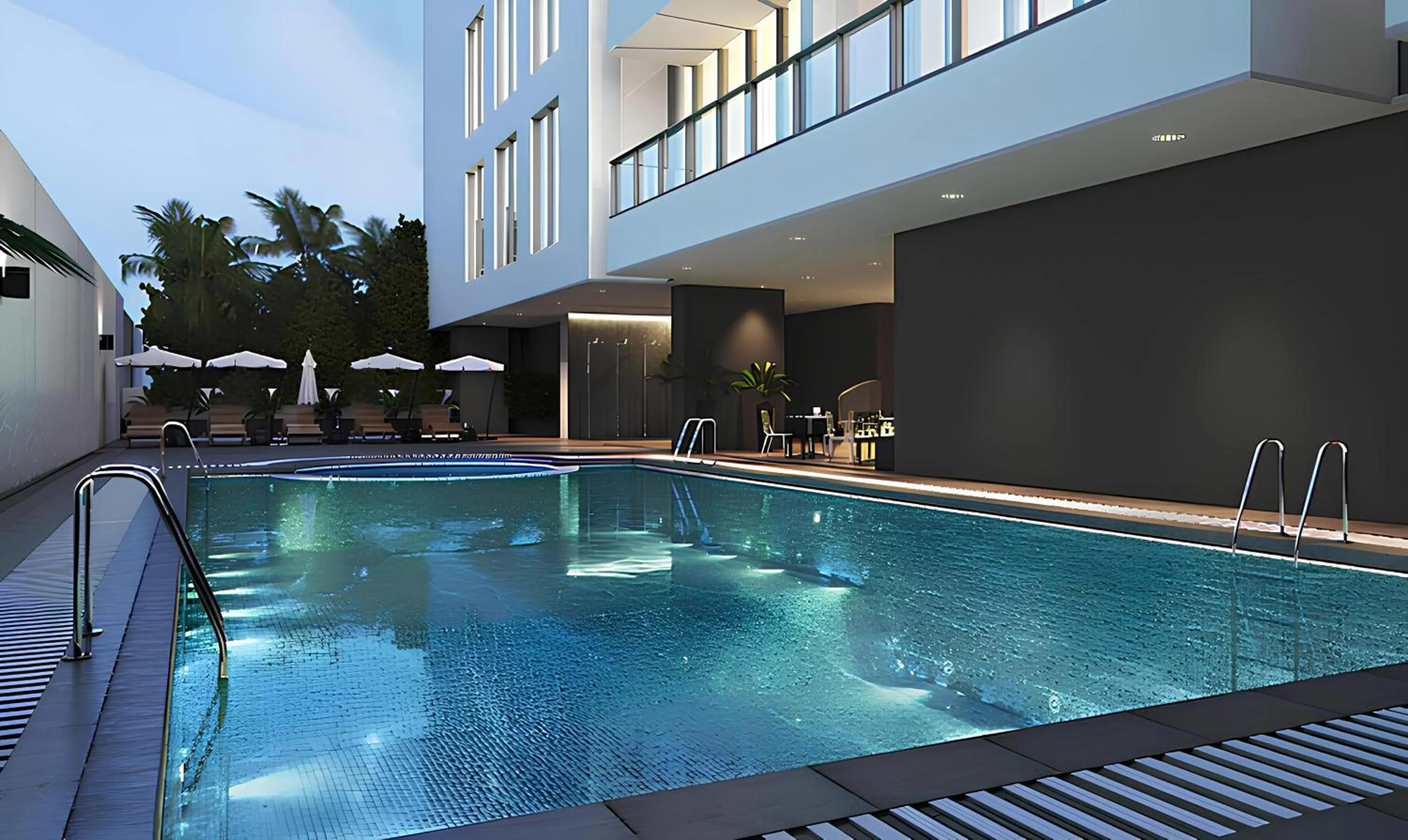 Property building in Dream Inn Apartments - Marina Arcade Tower