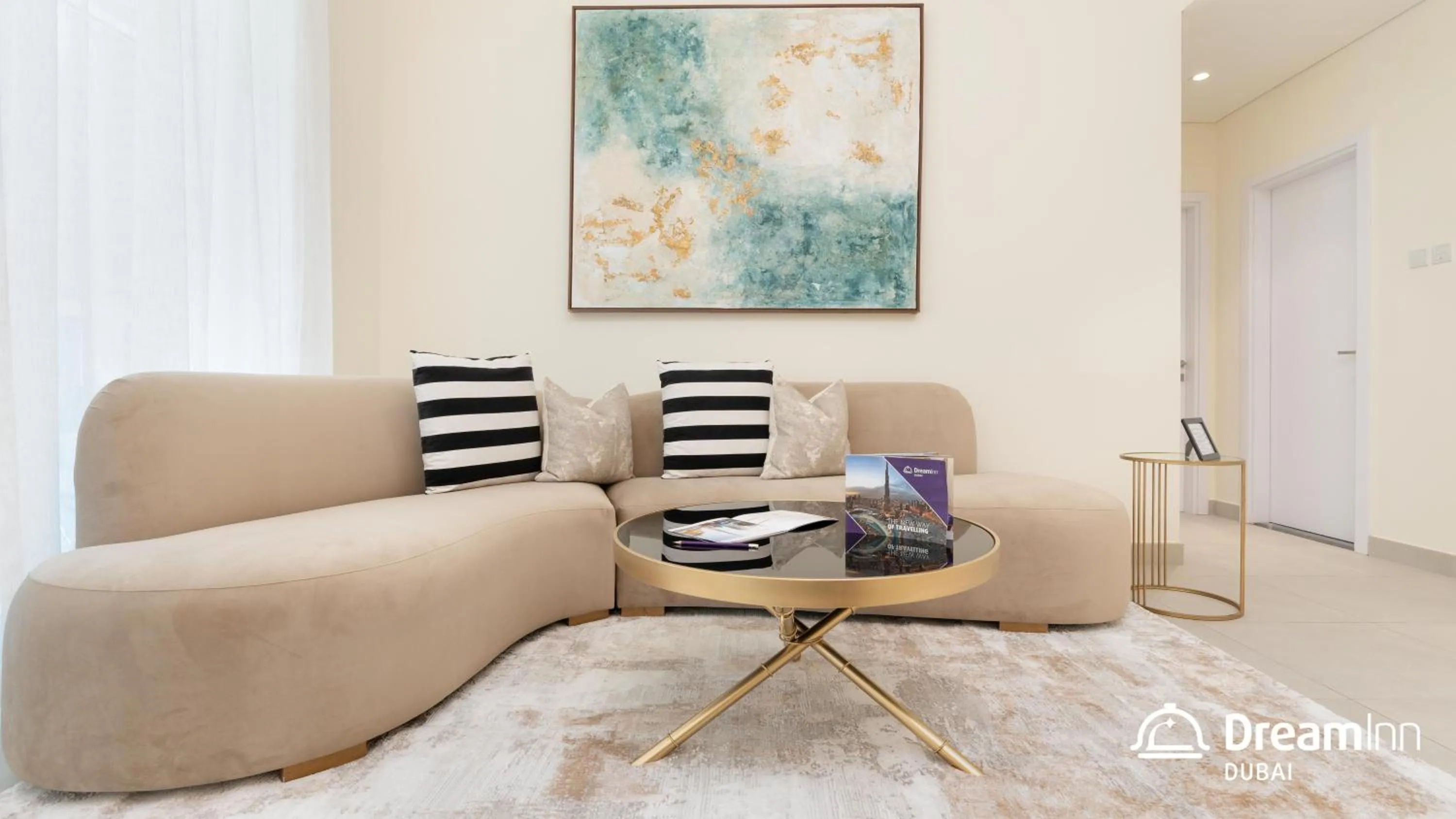 Living room in Dream Inn Apartments - Marina Arcade Tower