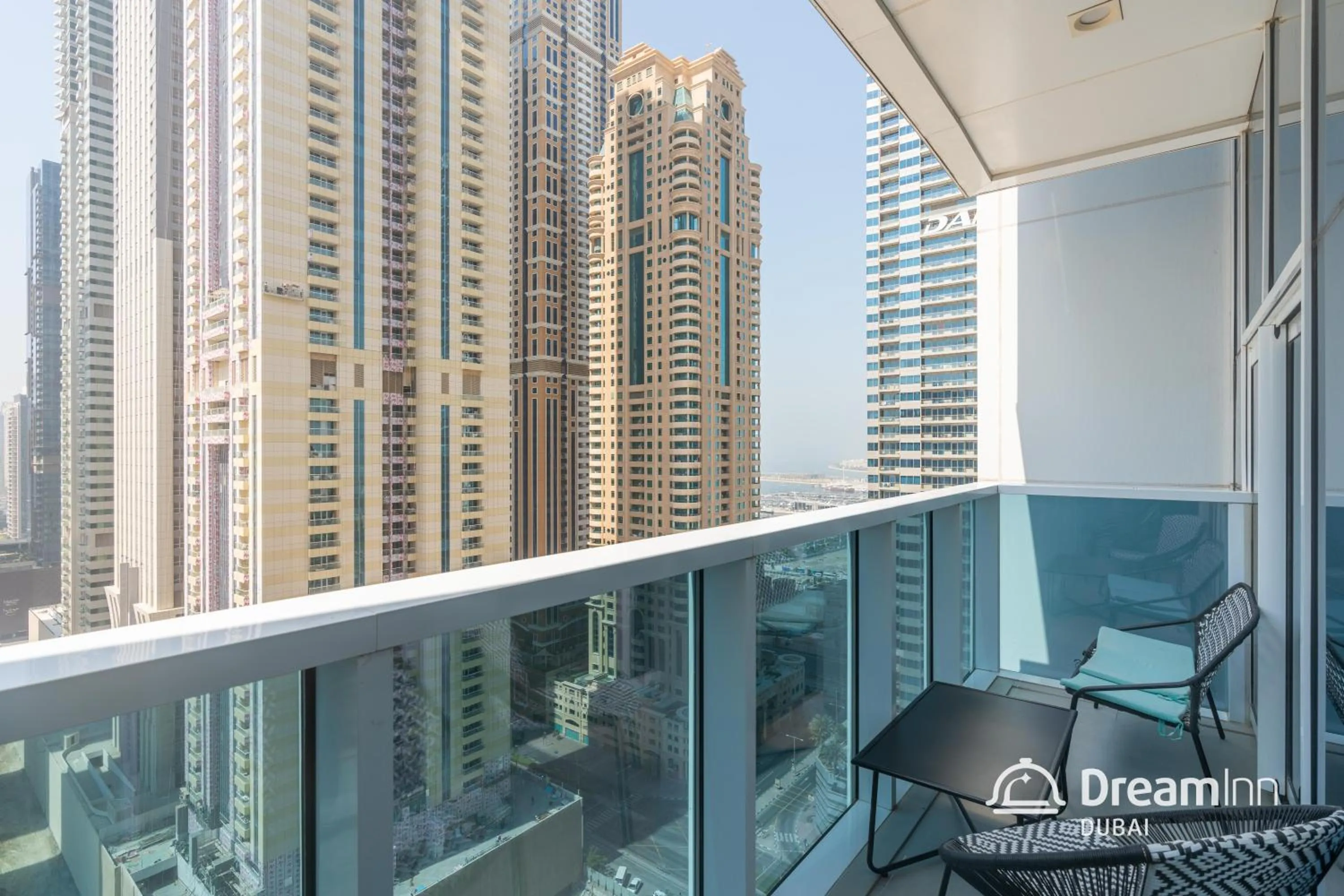 Balcony/Terrace in Dream Inn Apartments - Marina Arcade Tower