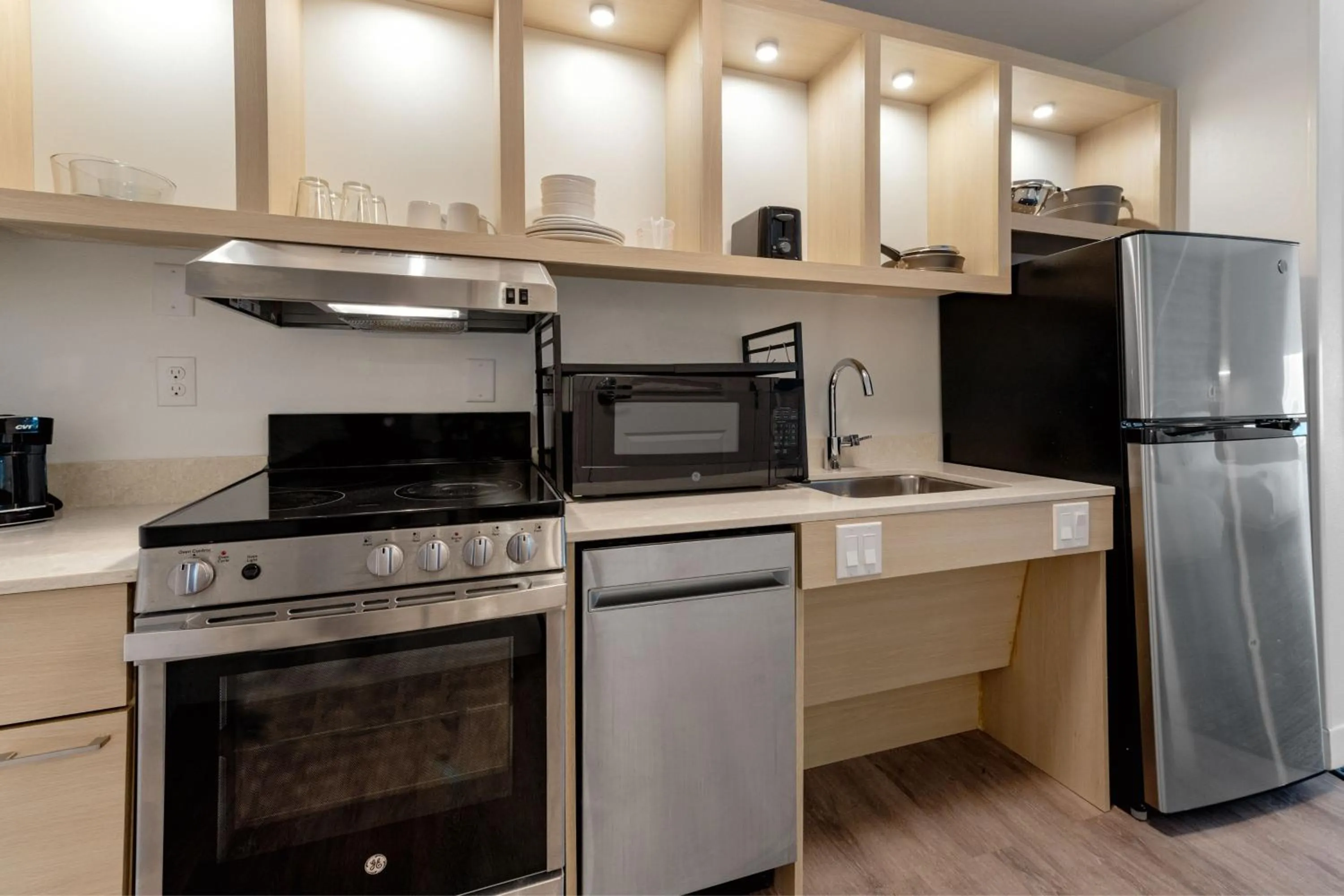 Kitchen or kitchenette in TownePlace Suites by Marriott Pueblo Downtown