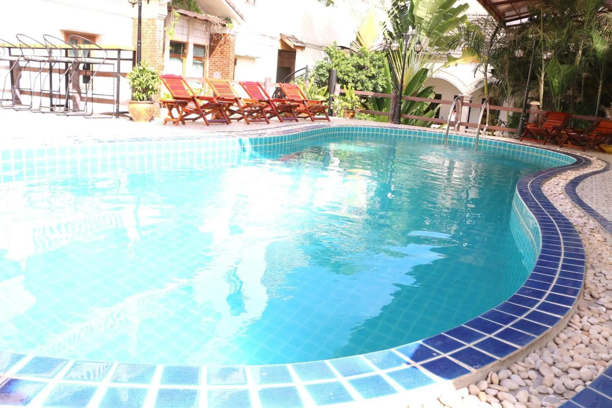Swimming pool in Mali Namphu Hotel