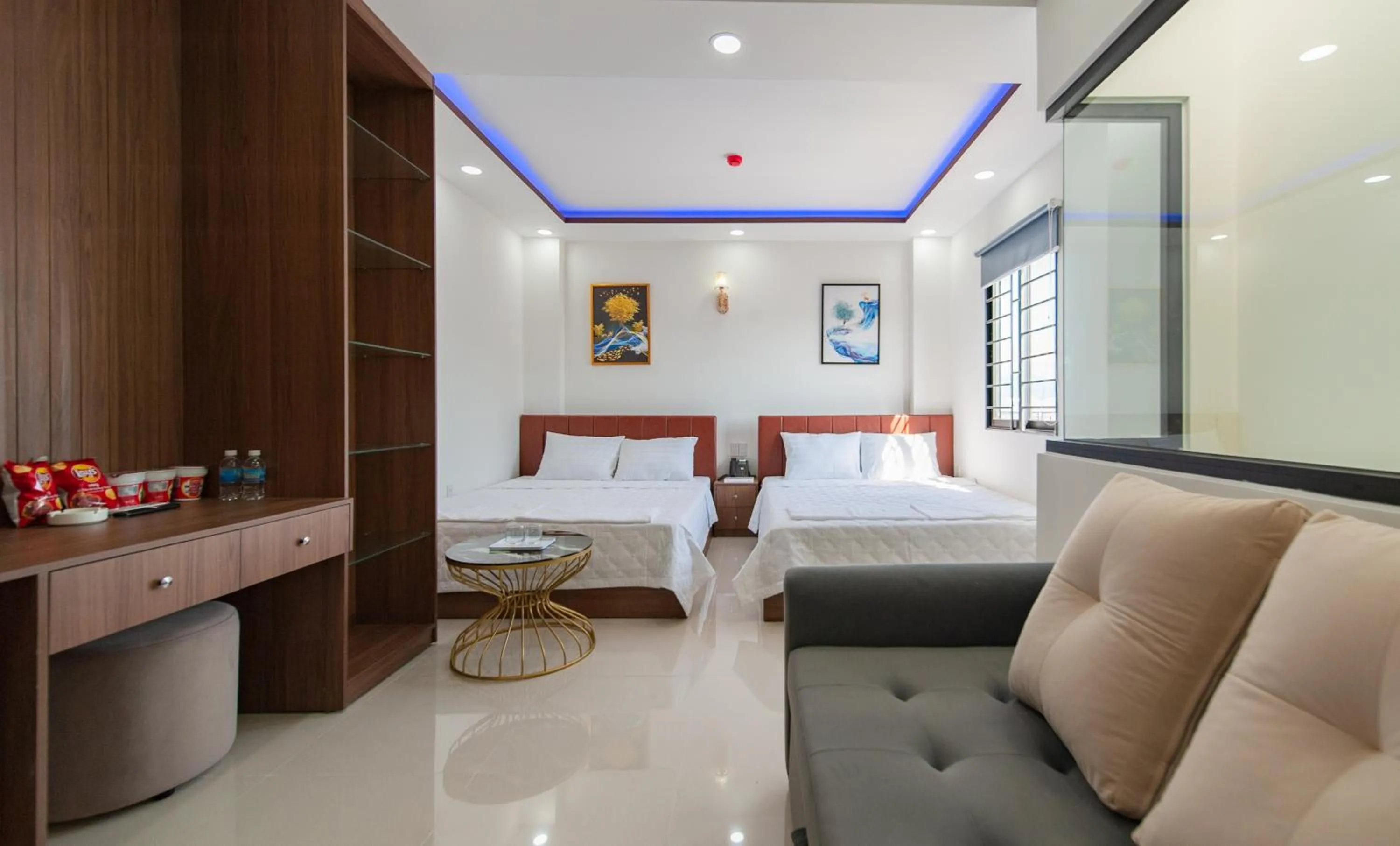 Bed in Uy Dương Hotel & Apartment - Nha Trang