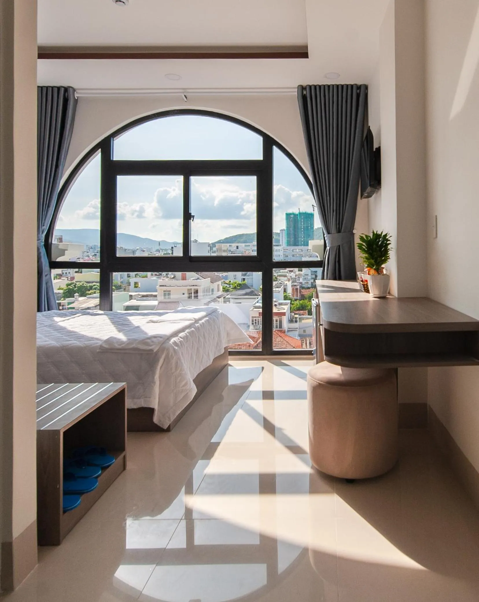 Bed in Uy Dương Hotel & Apartment - Nha Trang