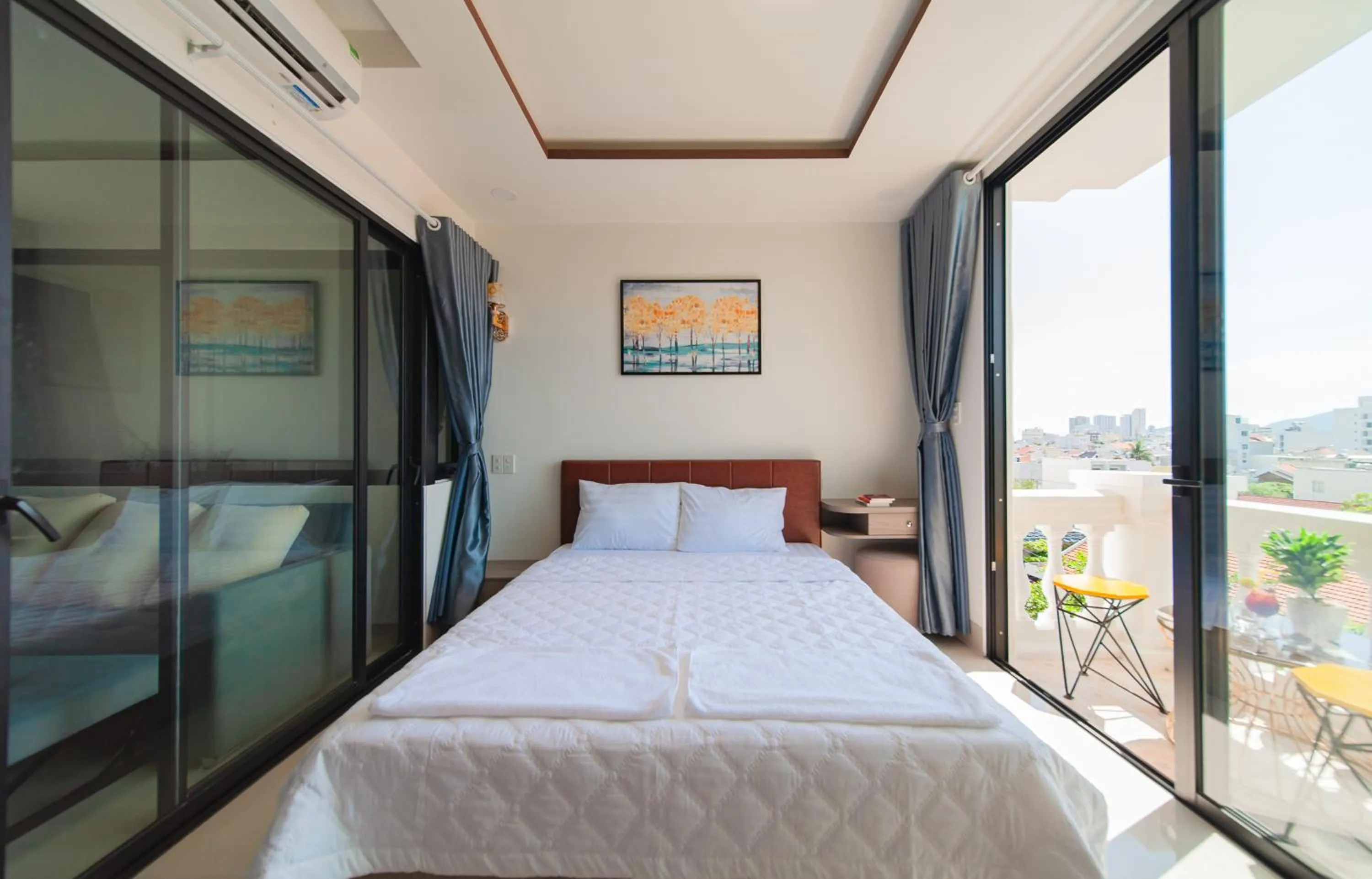 Bed in Uy Dương Hotel & Apartment - Nha Trang