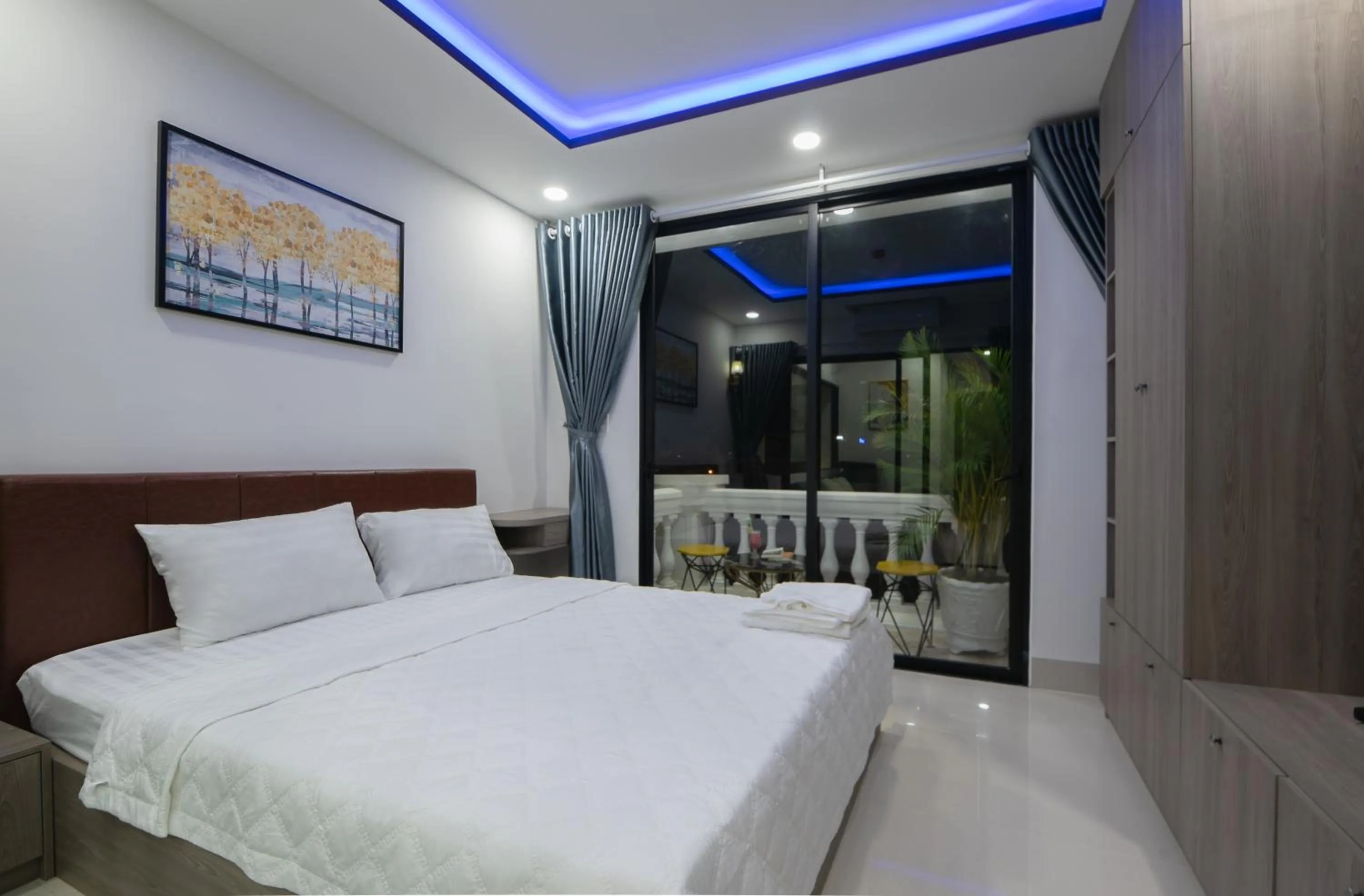 Bed in Uy Dương Hotel & Apartment - Nha Trang