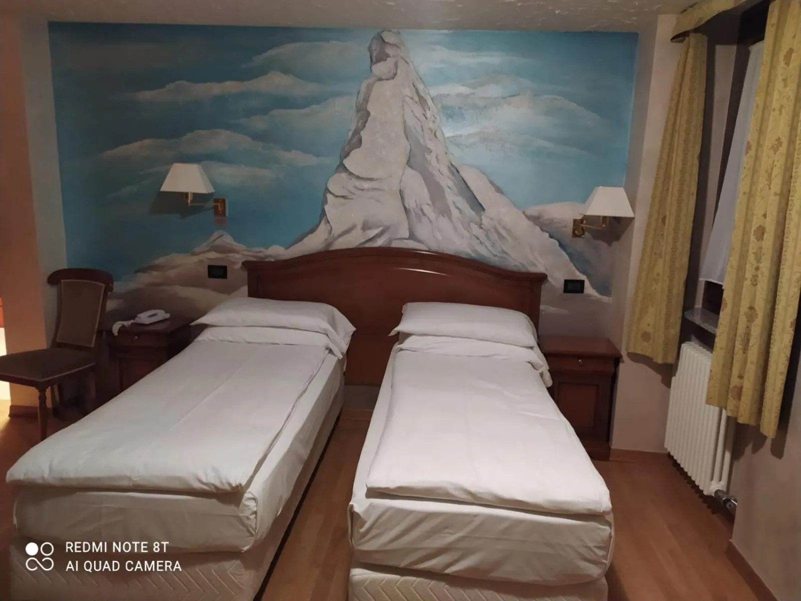 Bed in Hotel Breuil
