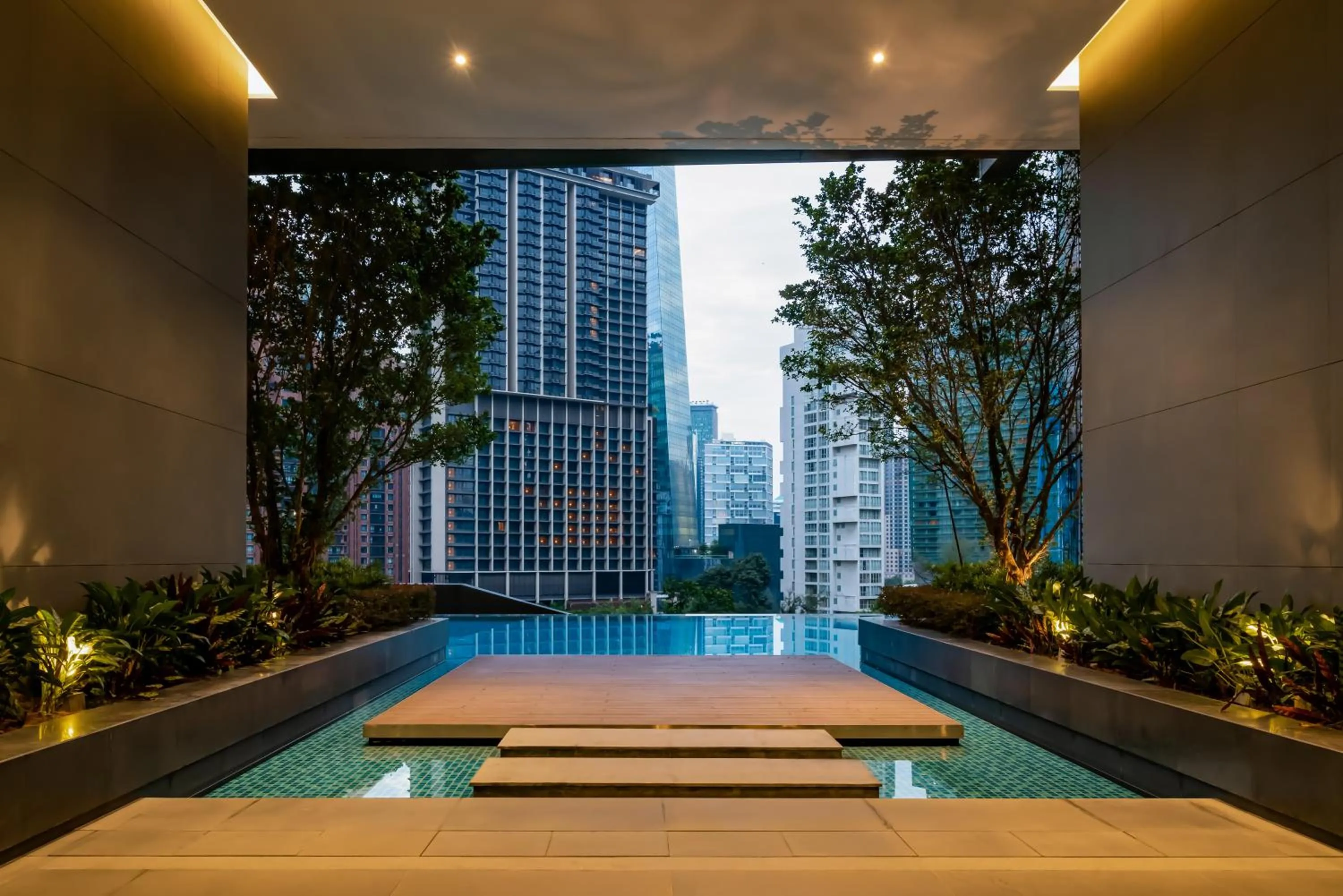 Pool view in 8 Kia Peng Residences by Times 8