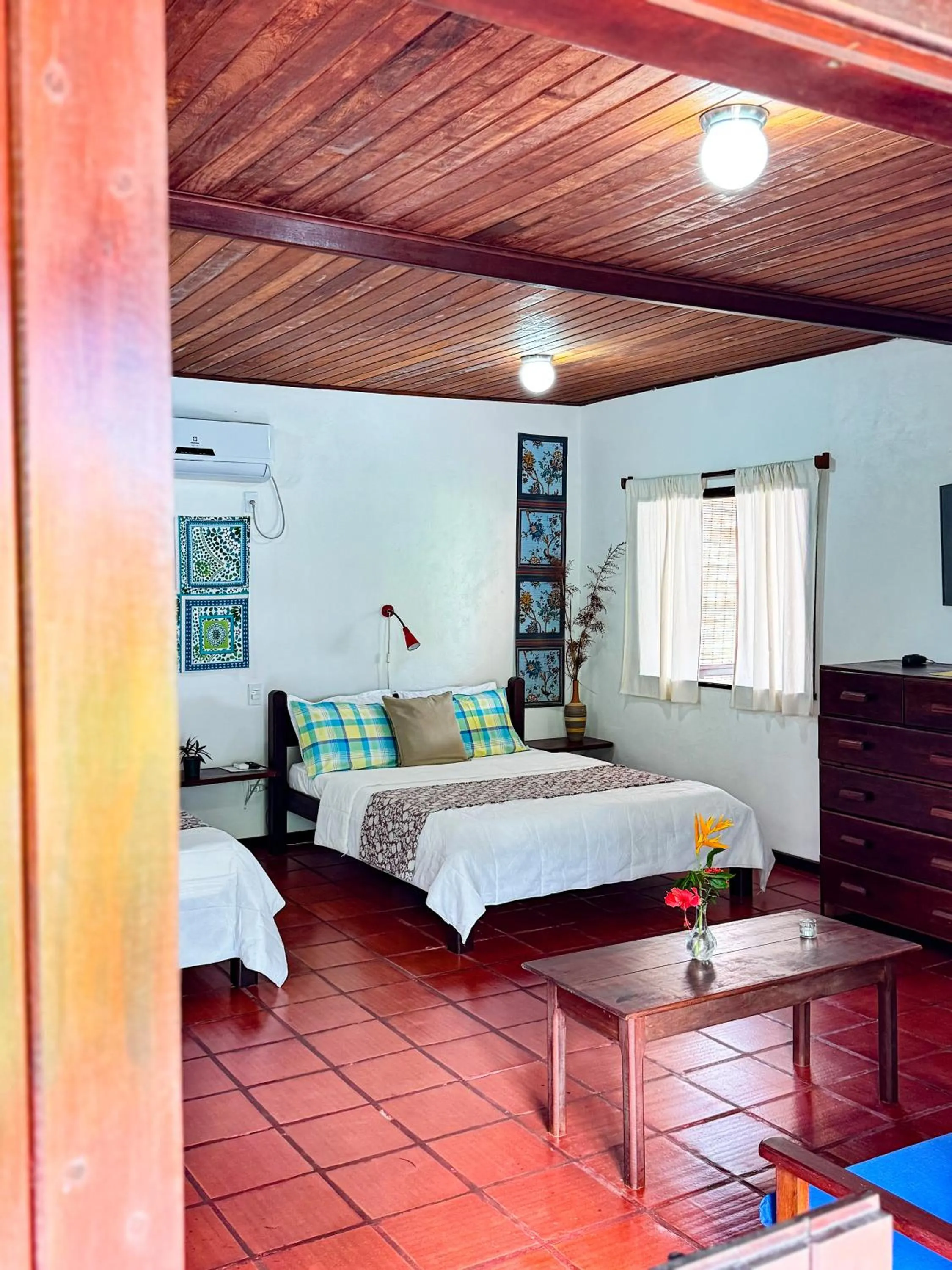 Bed in Pousada Casa da Edinha