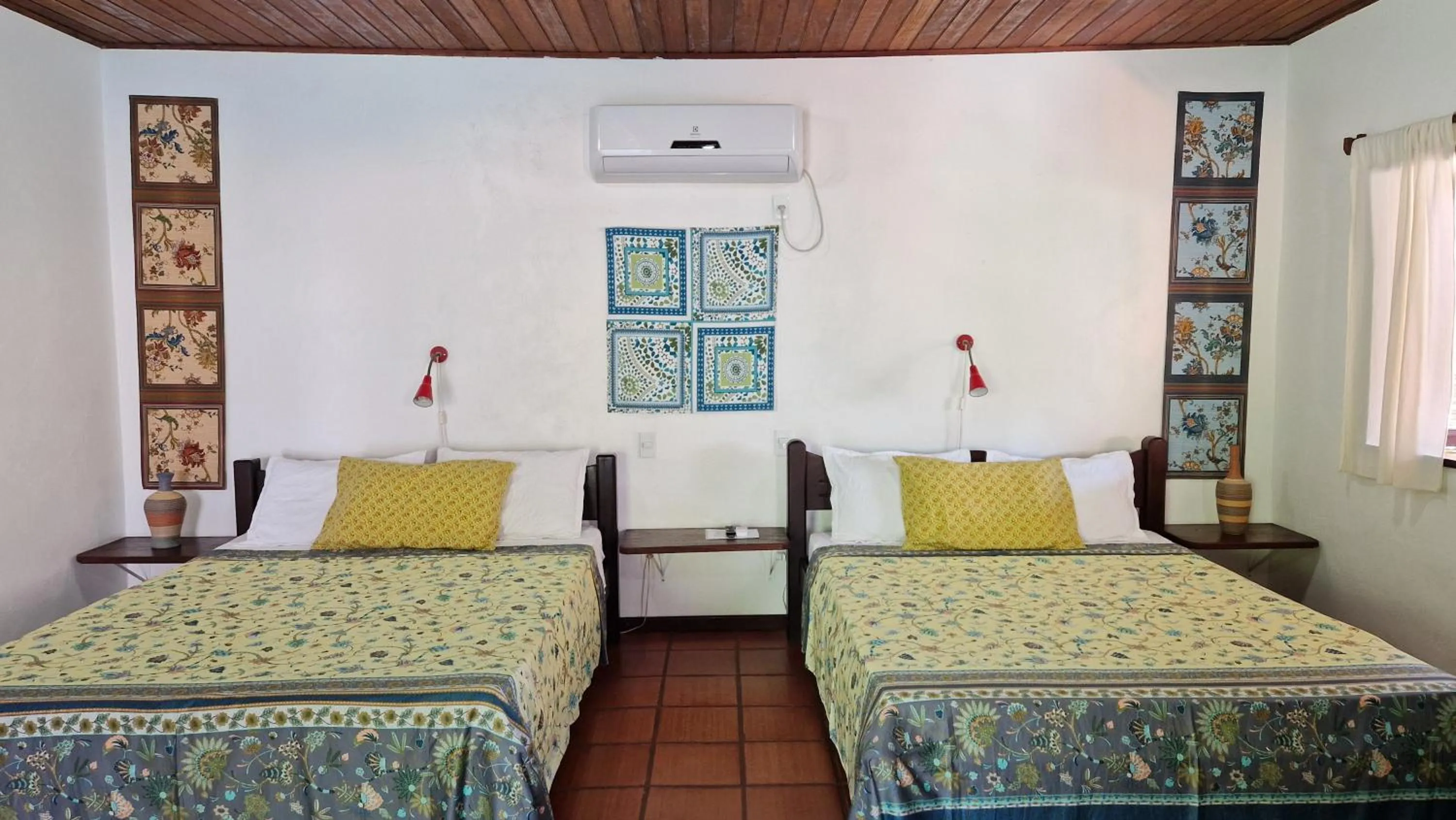 Bed in Pousada Casa da Edinha