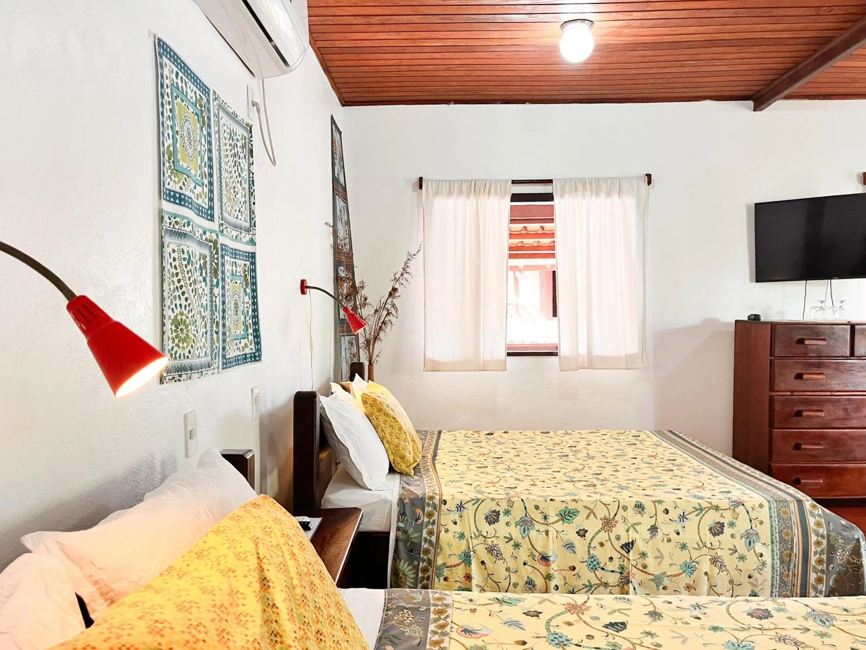 Bed in Pousada Casa da Edinha