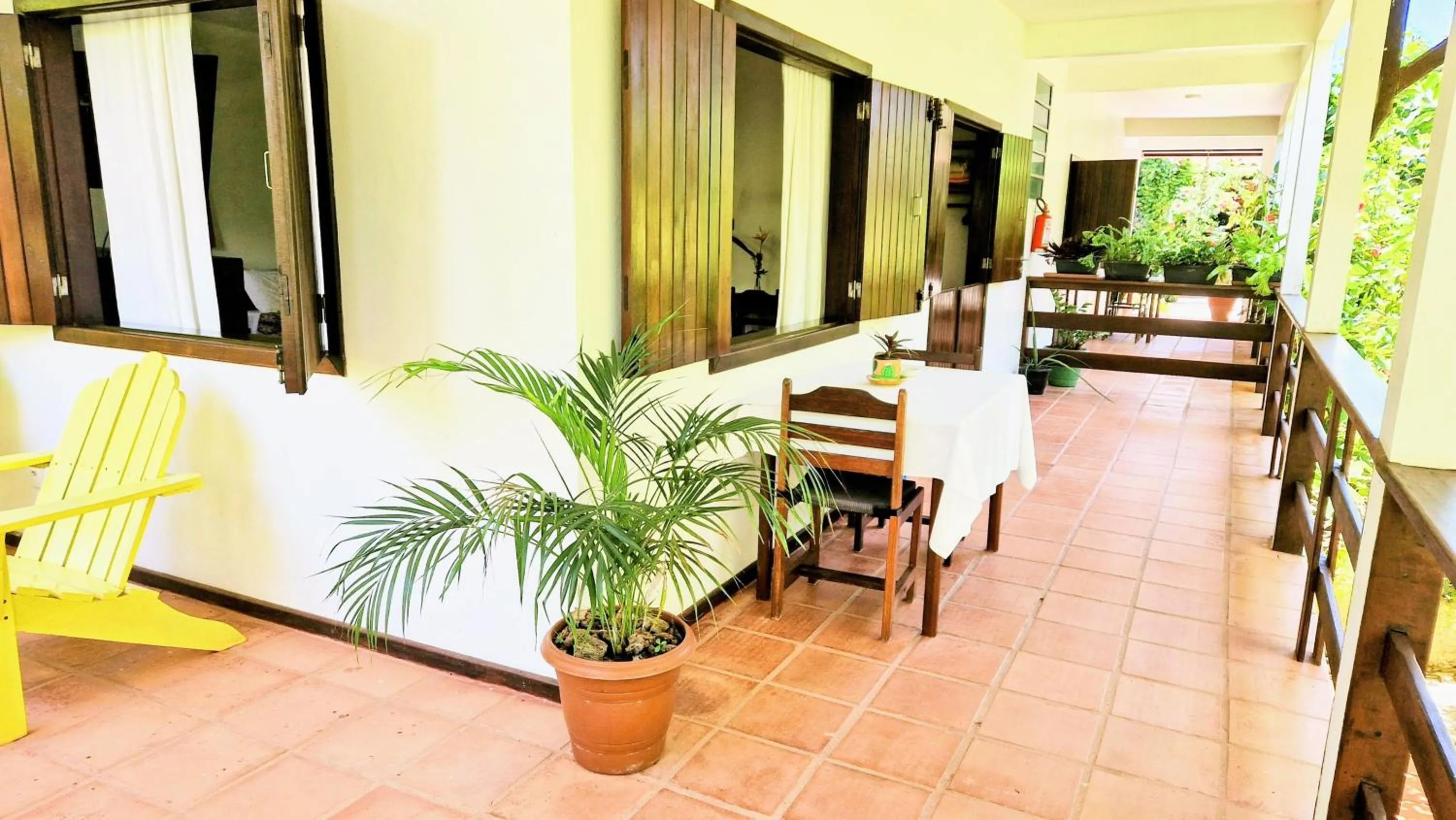 Balcony/Terrace in Pousada Casa da Edinha