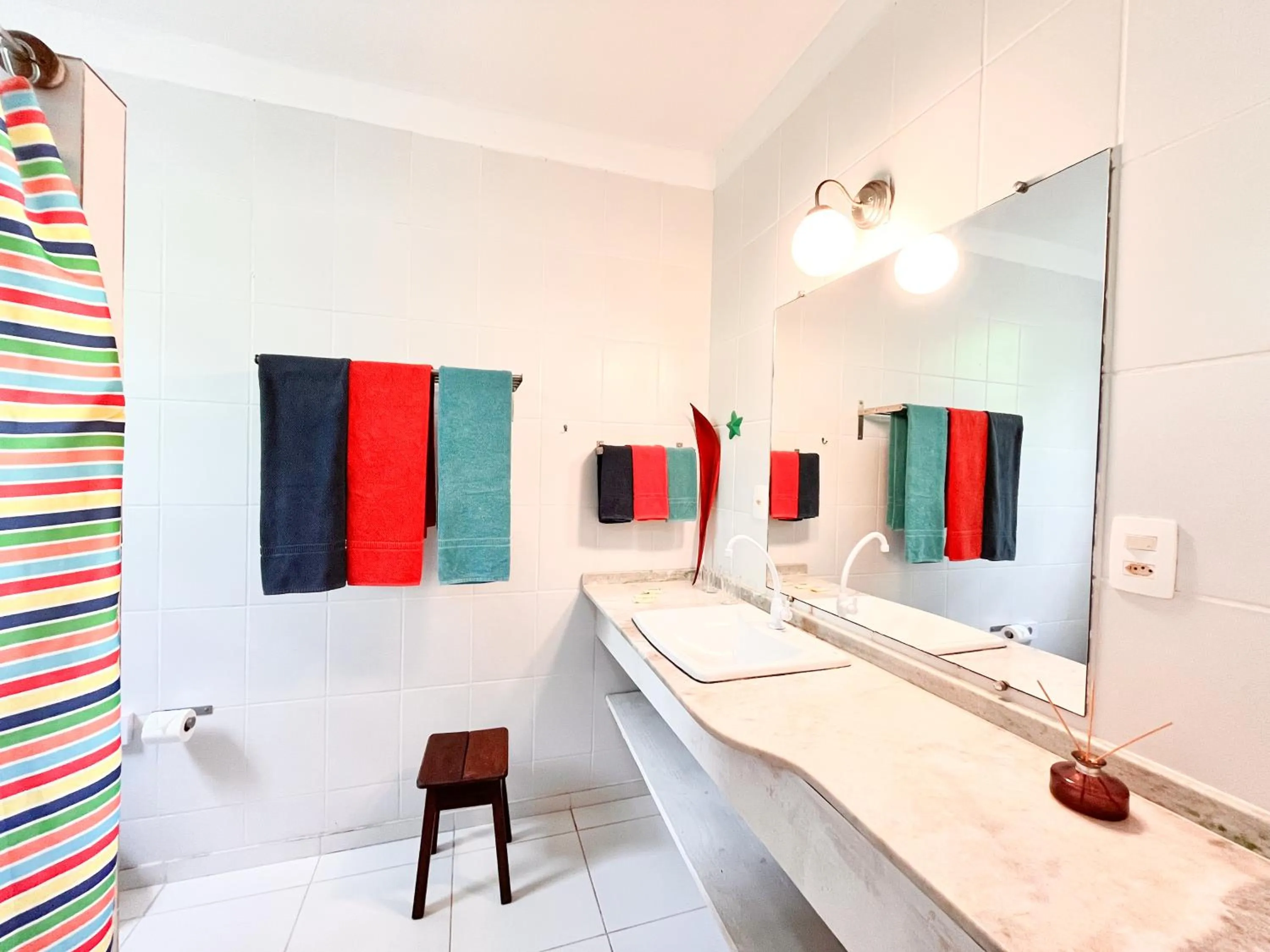 Bathroom in Pousada Casa da Edinha