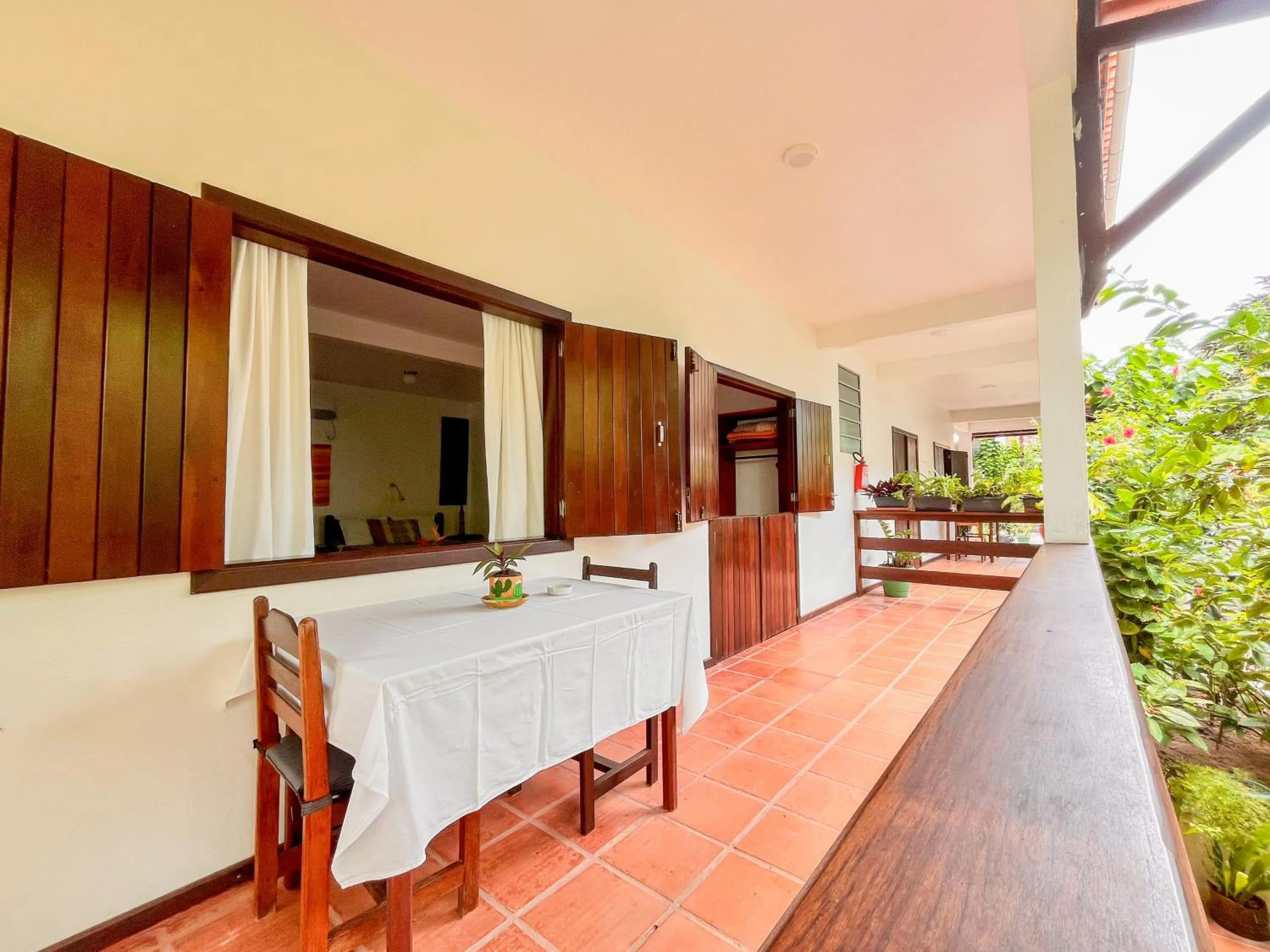 Balcony/Terrace in Pousada Casa da Edinha