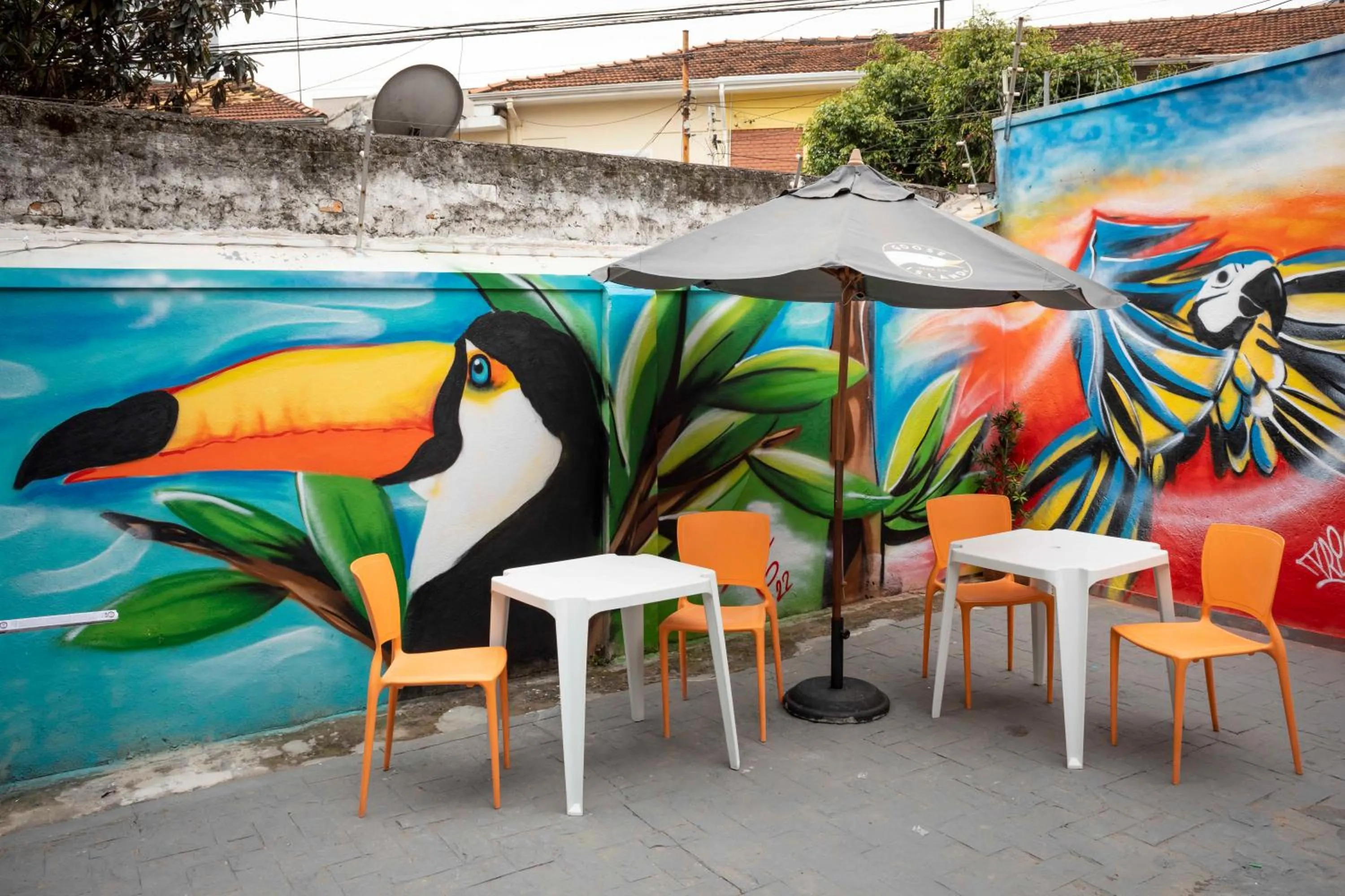 BBQ facilities in Casa Ecotrips Barra Funda - Hostel