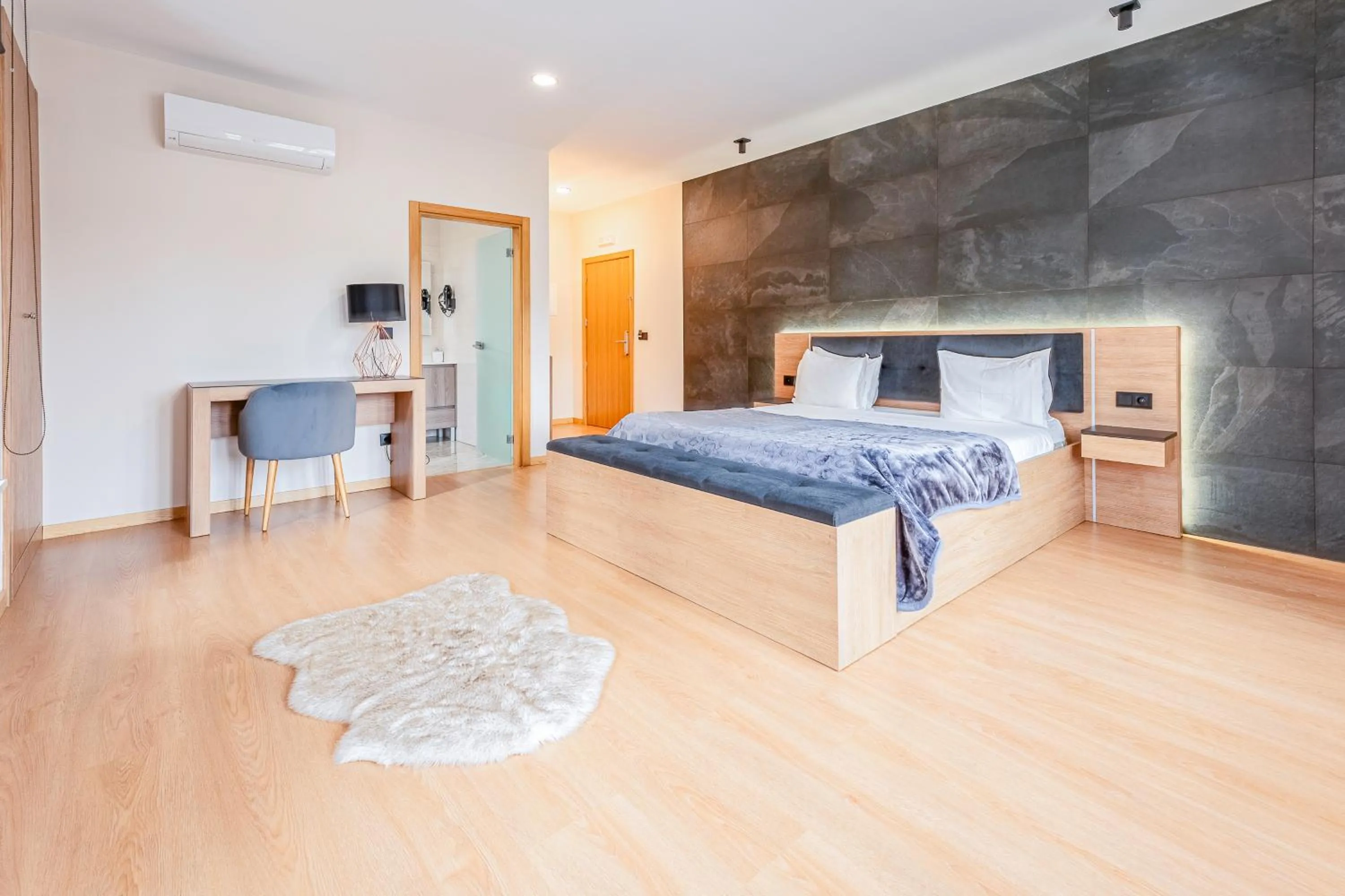 Bed in Lena Village Hotel and Spa