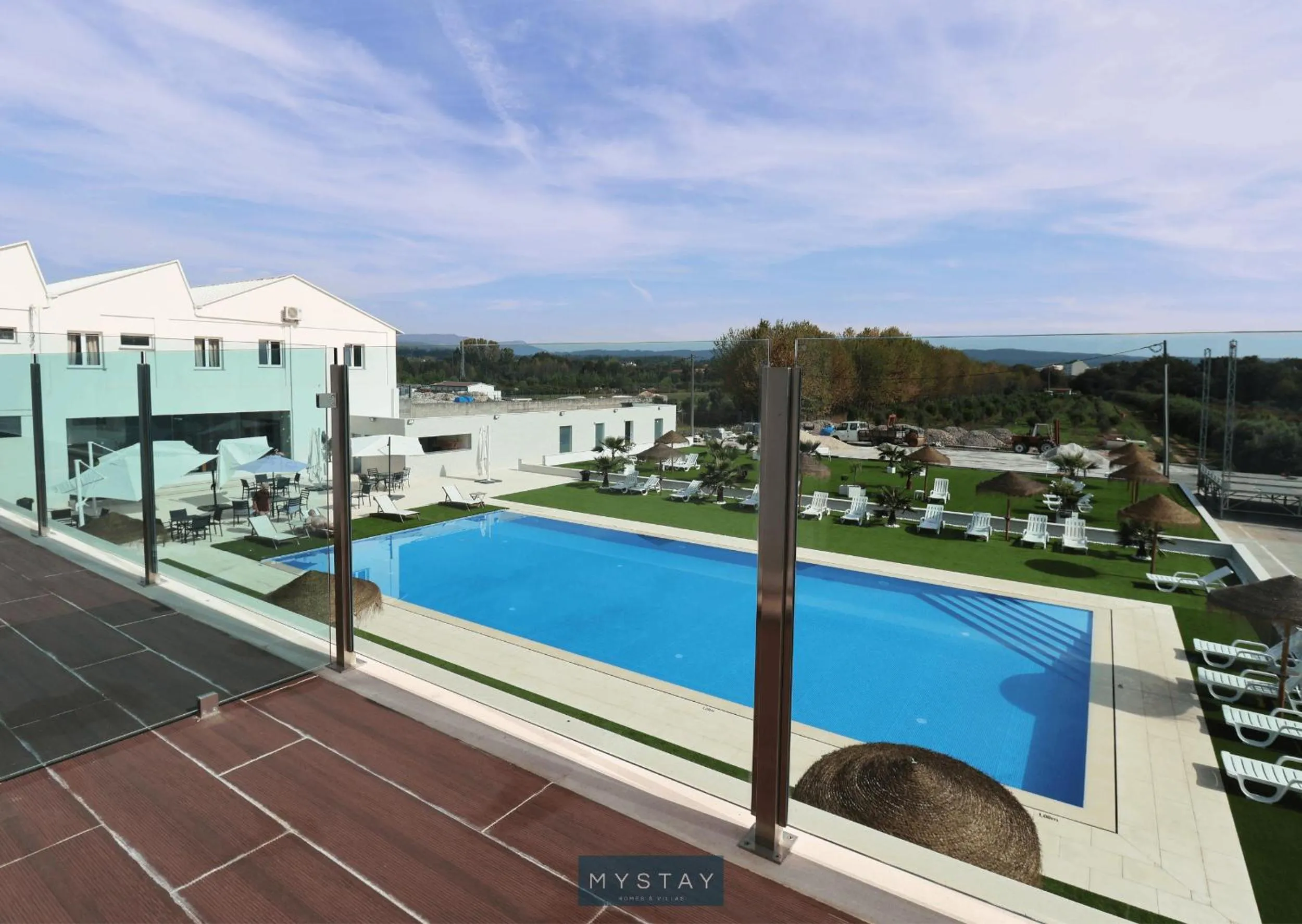 Pool view in Hotel Lena Village