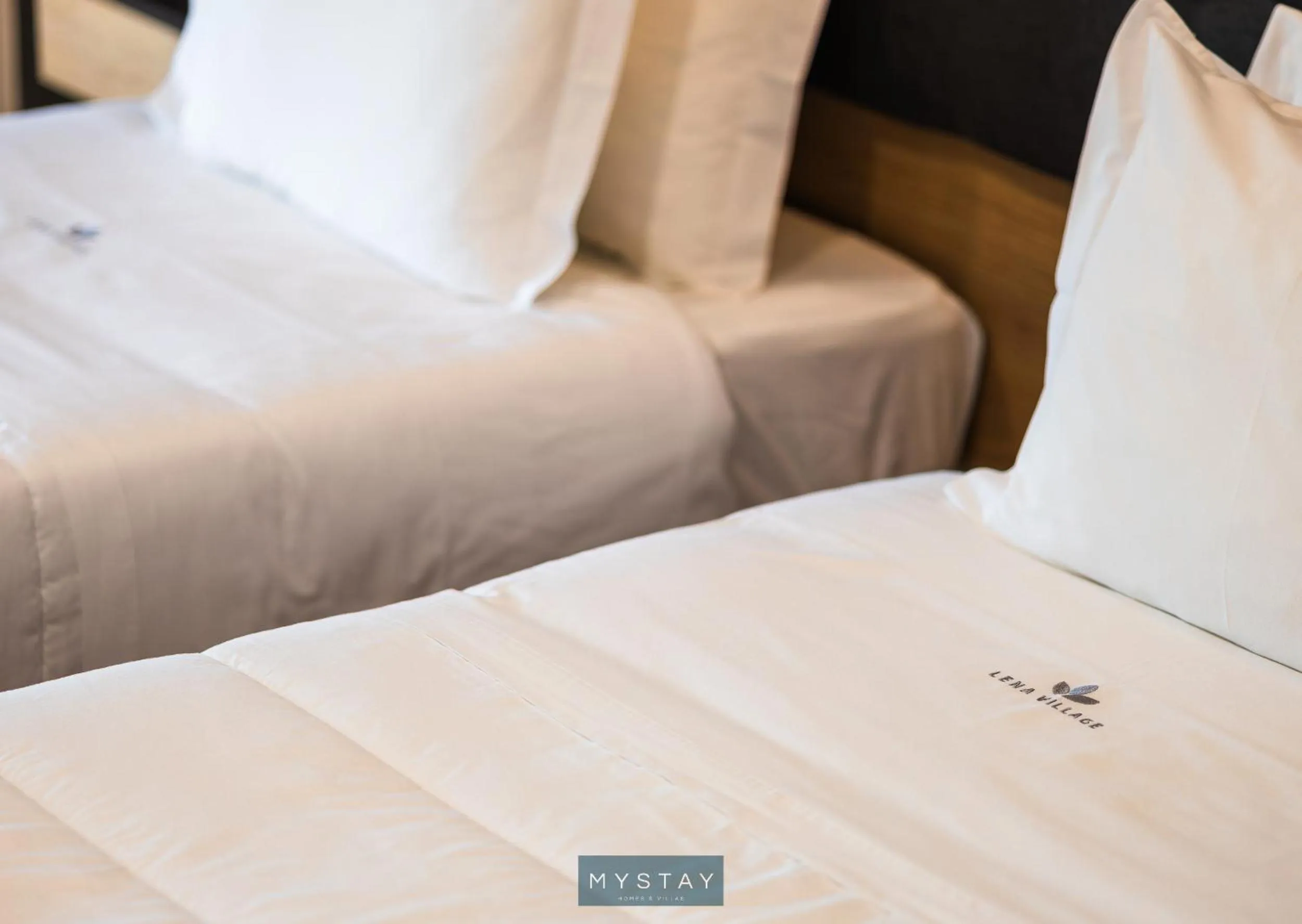 Bed in Hotel Lena Village