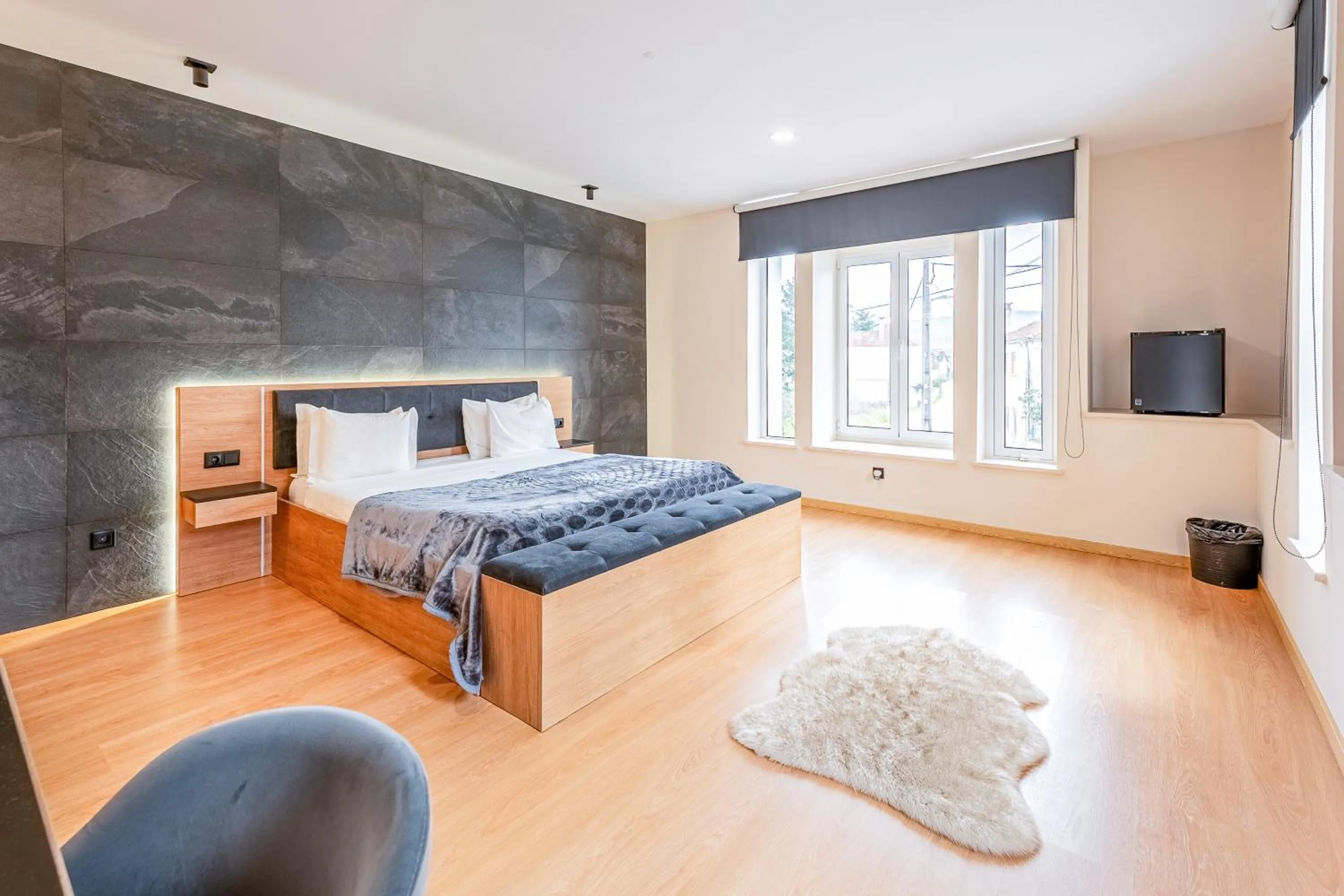 Bed in Lena Village Hotel and Spa