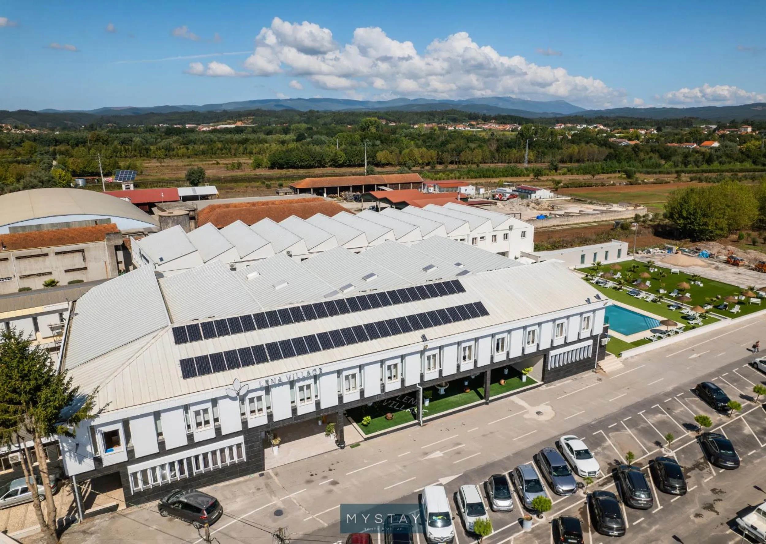 Facade/entrance in Hotel Lena Village