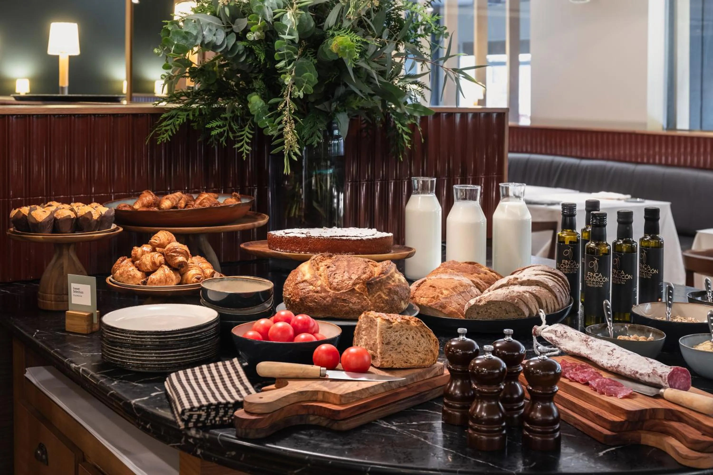 Buffet breakfast in Alexandra Barcelona Hotel, Curio Collection by Hilton