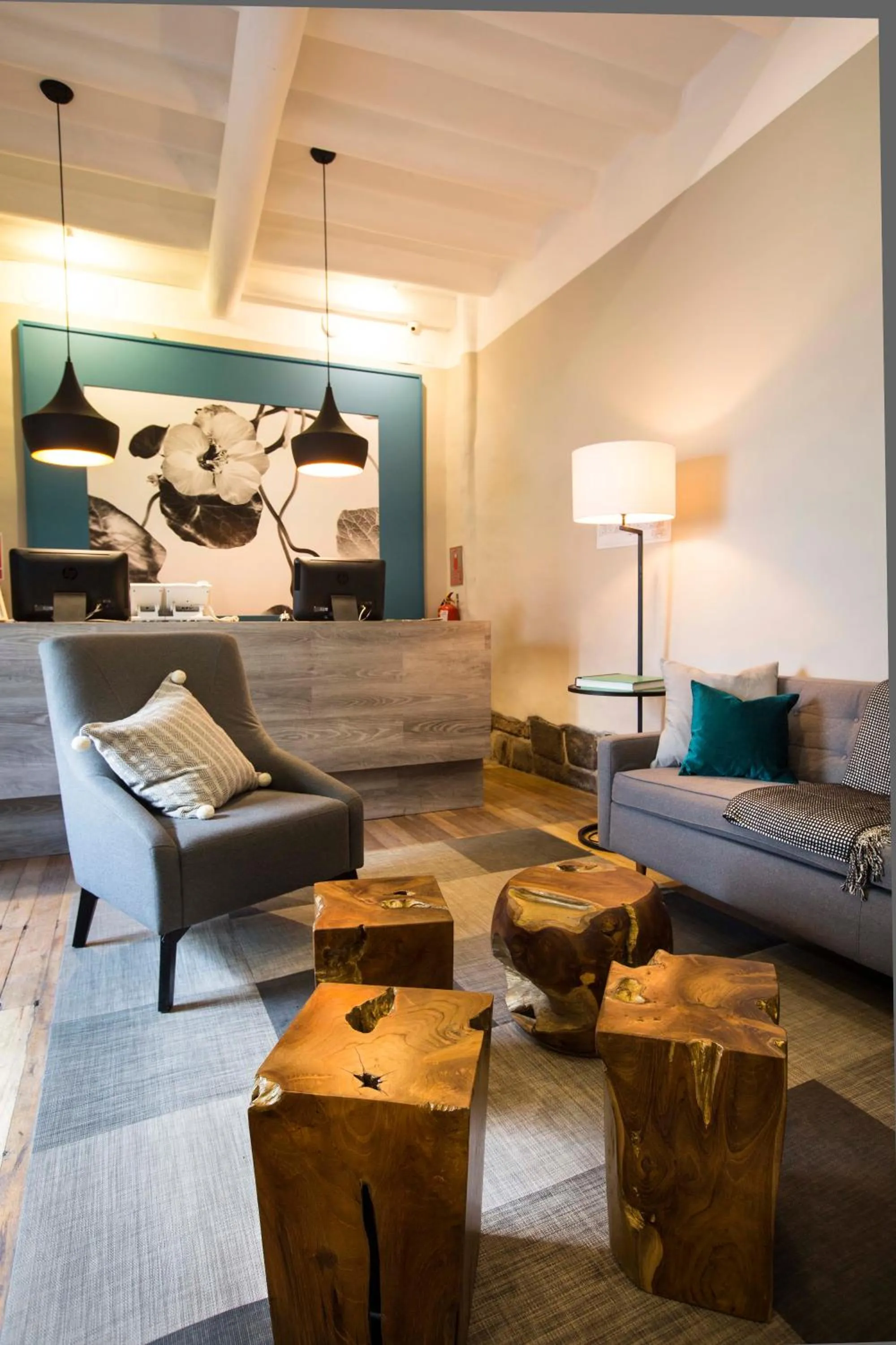 Lobby or reception in Abittare Hotel