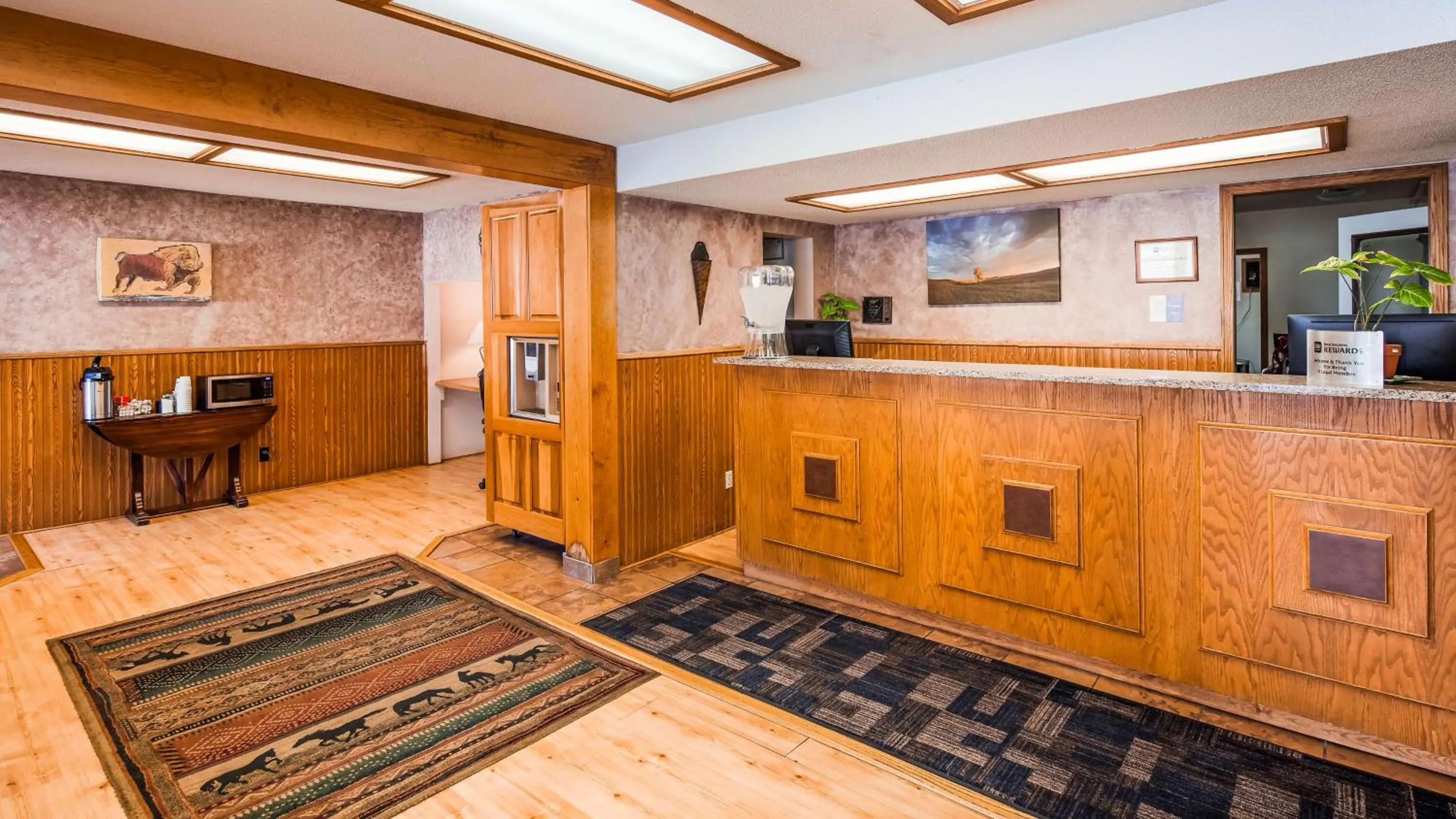 Lobby or reception in Deadwood Miners Hotel & Restaurant