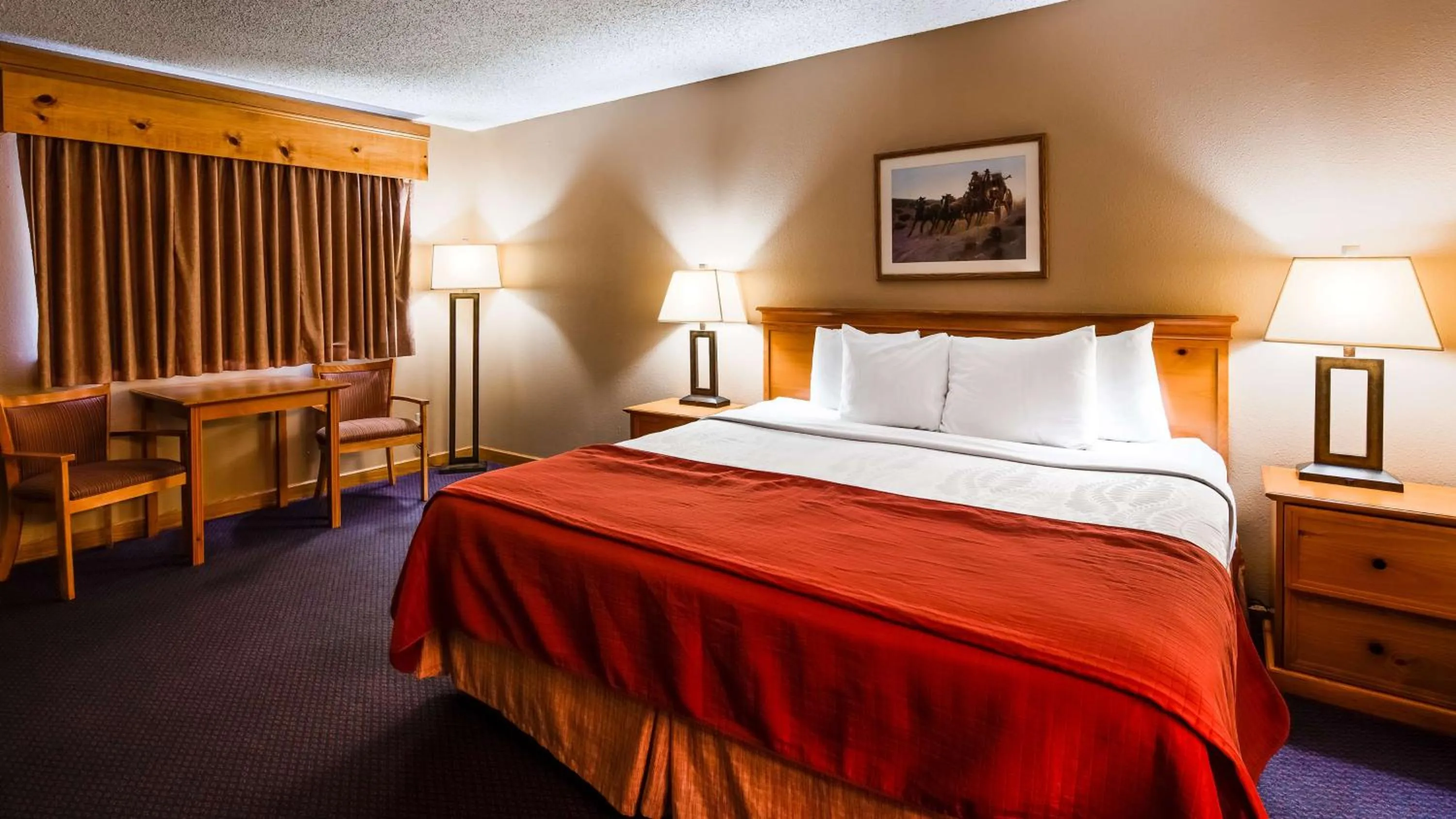 Photo of the whole room, Bed in Deadwood Miners Hotel & Restaurant