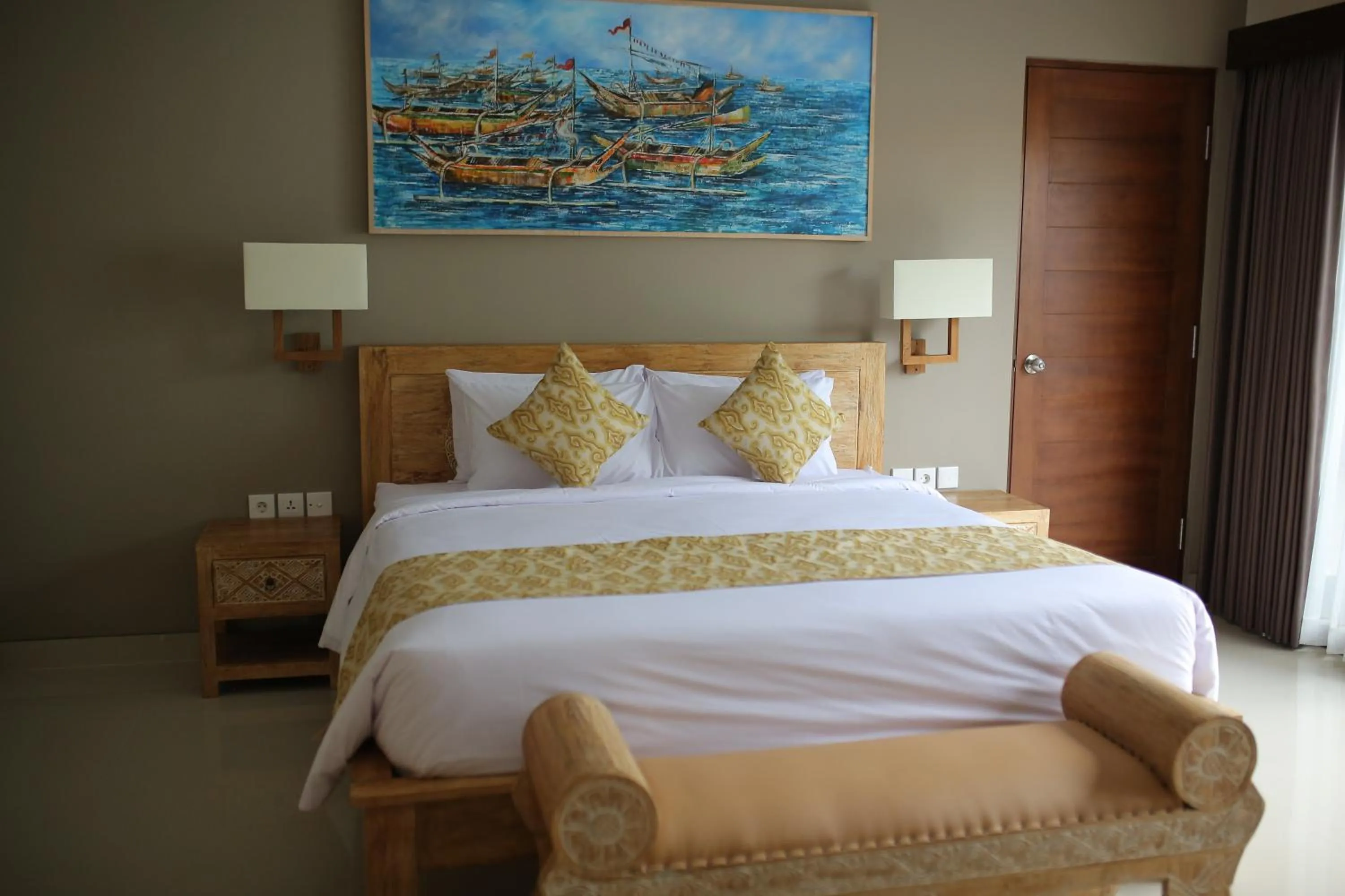 Bed in Kubu Garden Suites & Villas Nusa Dua