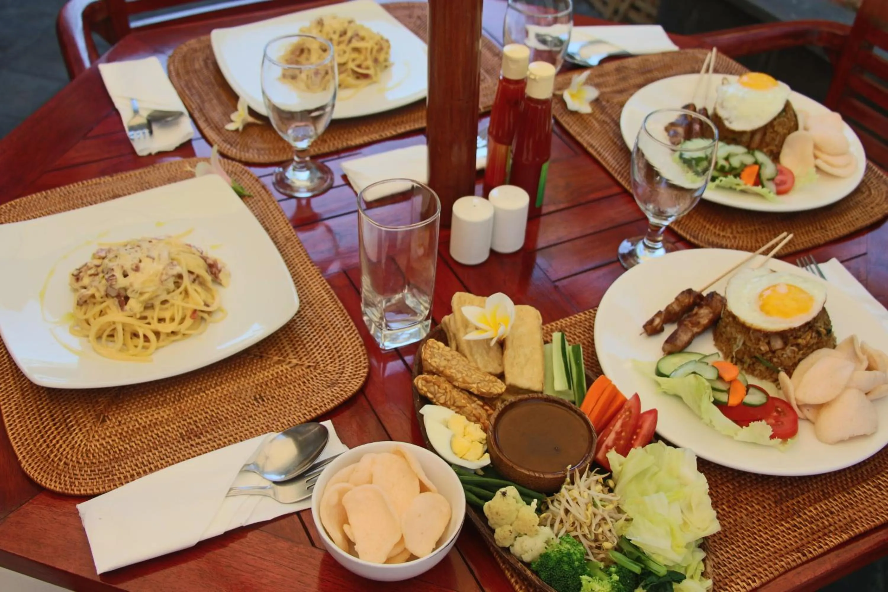 Food close-up in Kubu Garden Suites & Villas Nusa Dua