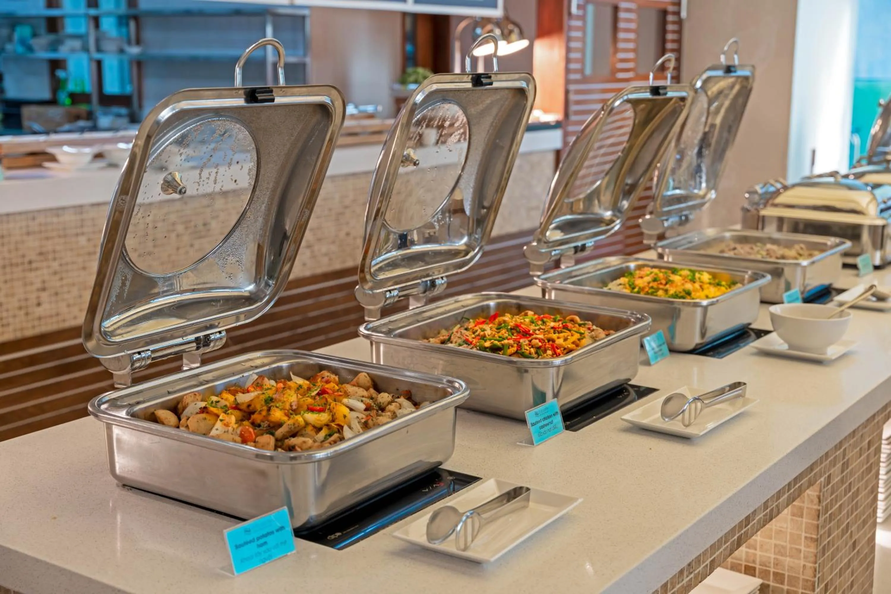 Buffet breakfast in A La Carte Da Nang Beach