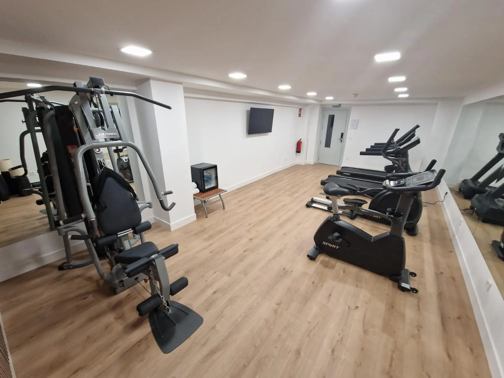 Fitness centre/facilities in Hotel Monte Rozas