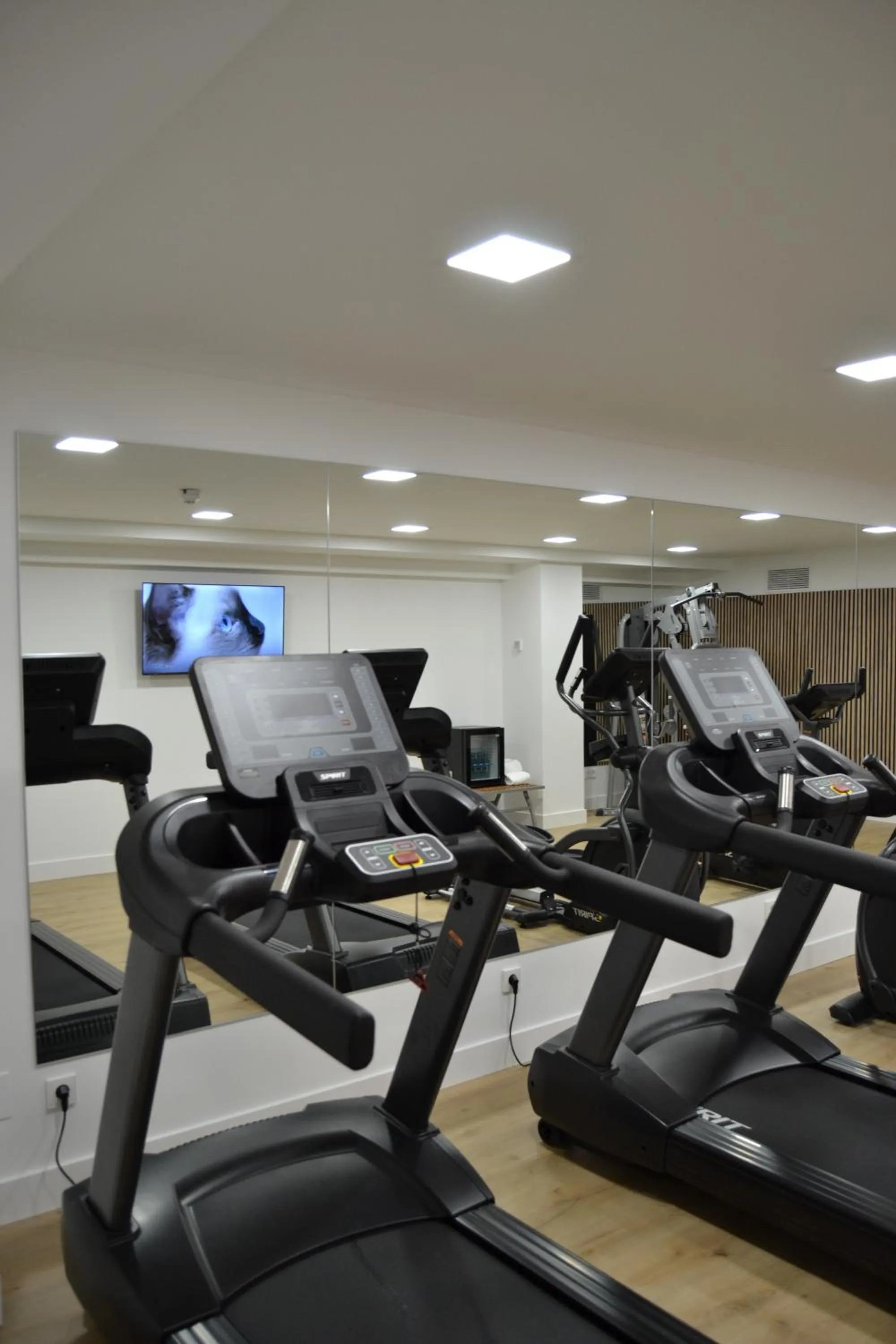 Fitness centre/facilities in Hotel Monte Rozas