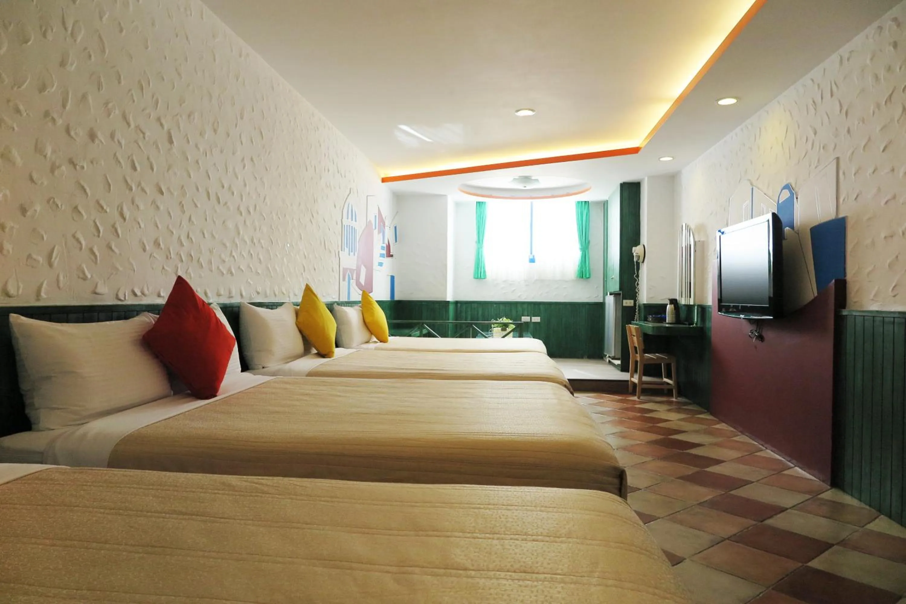 Bed in Kenting Sin Sin Hotel II