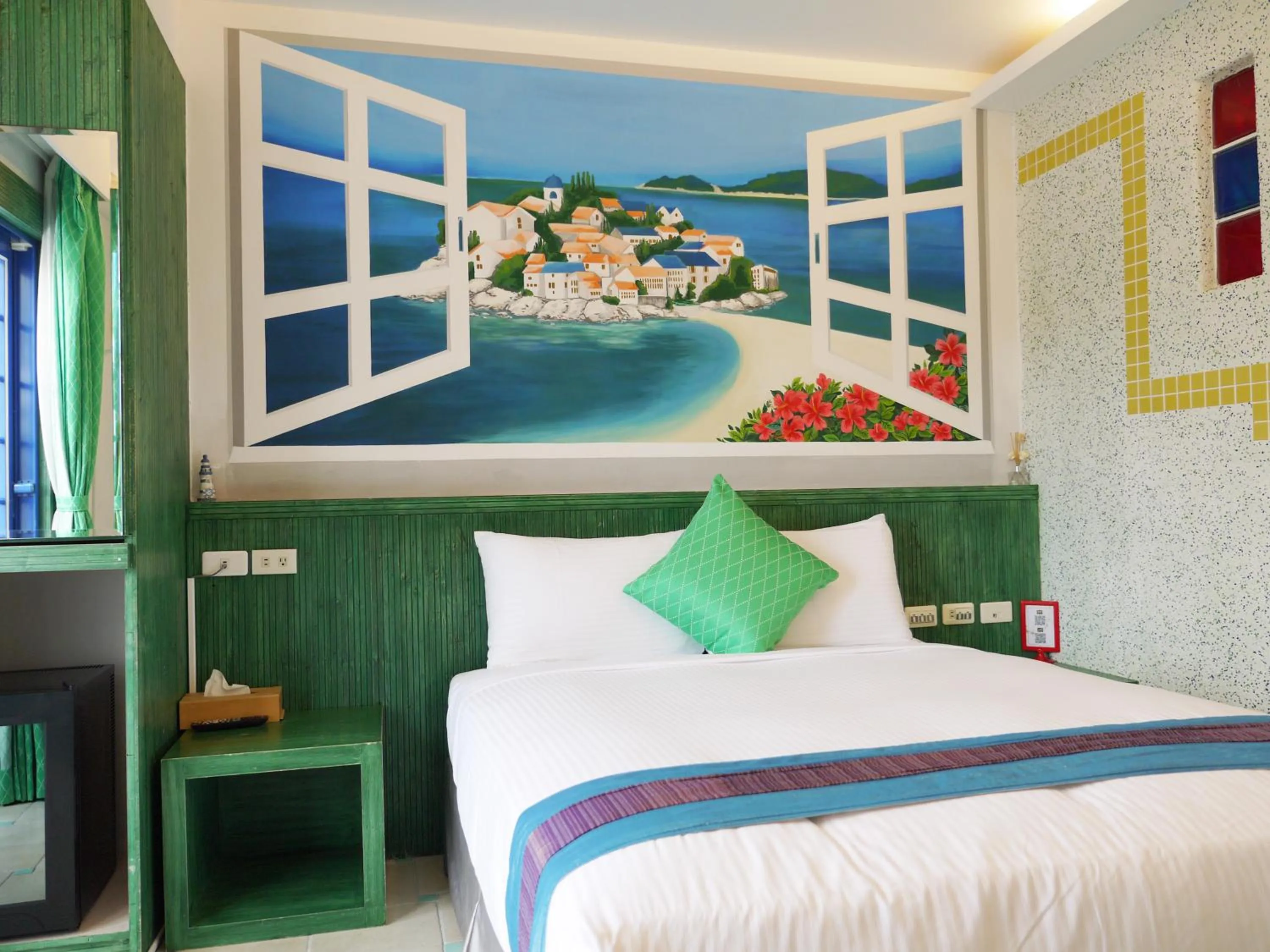 Bed in Kenting Sin Sin Hotel II