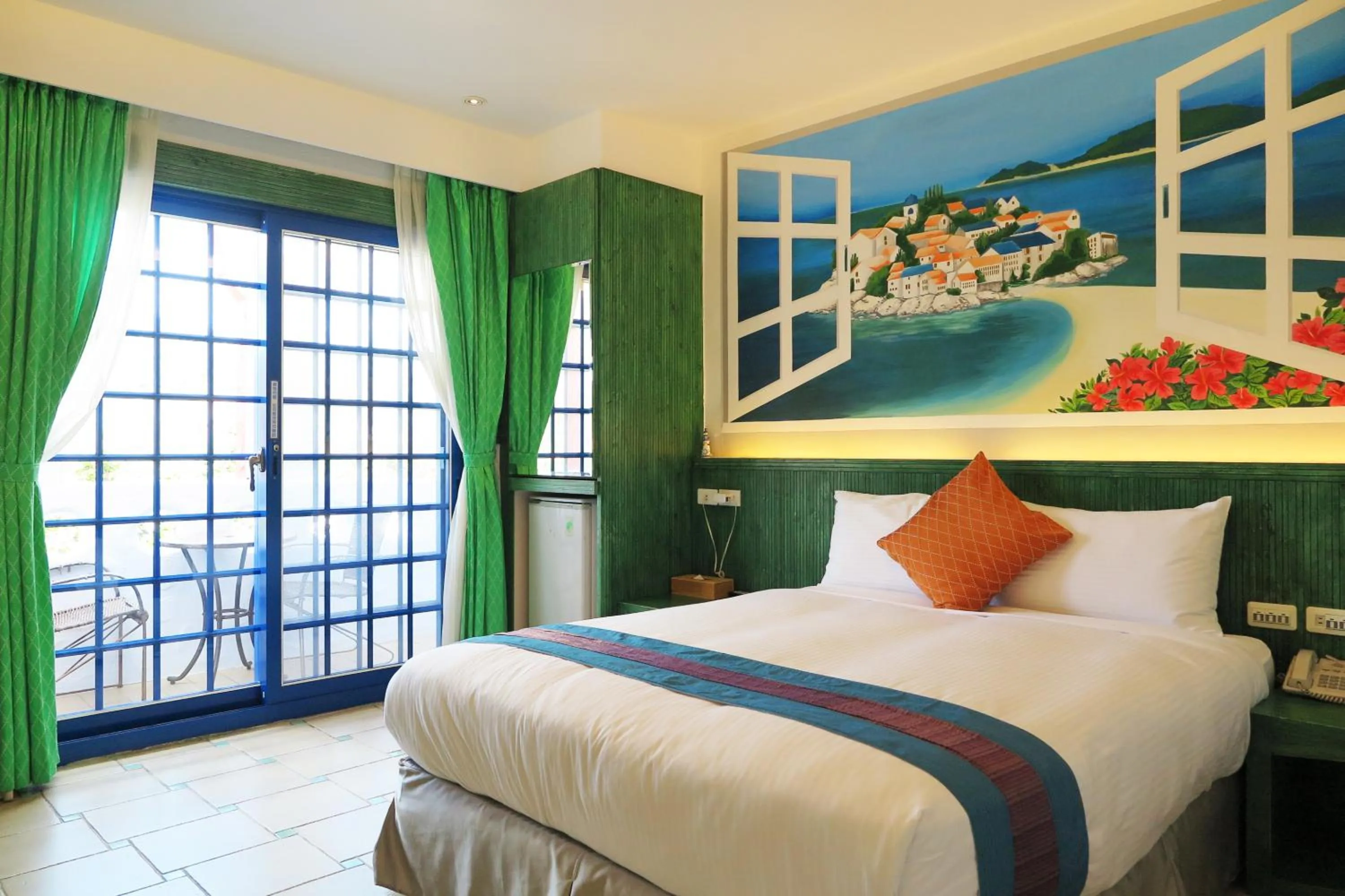 Bed in Kenting Sin Sin Hotel II