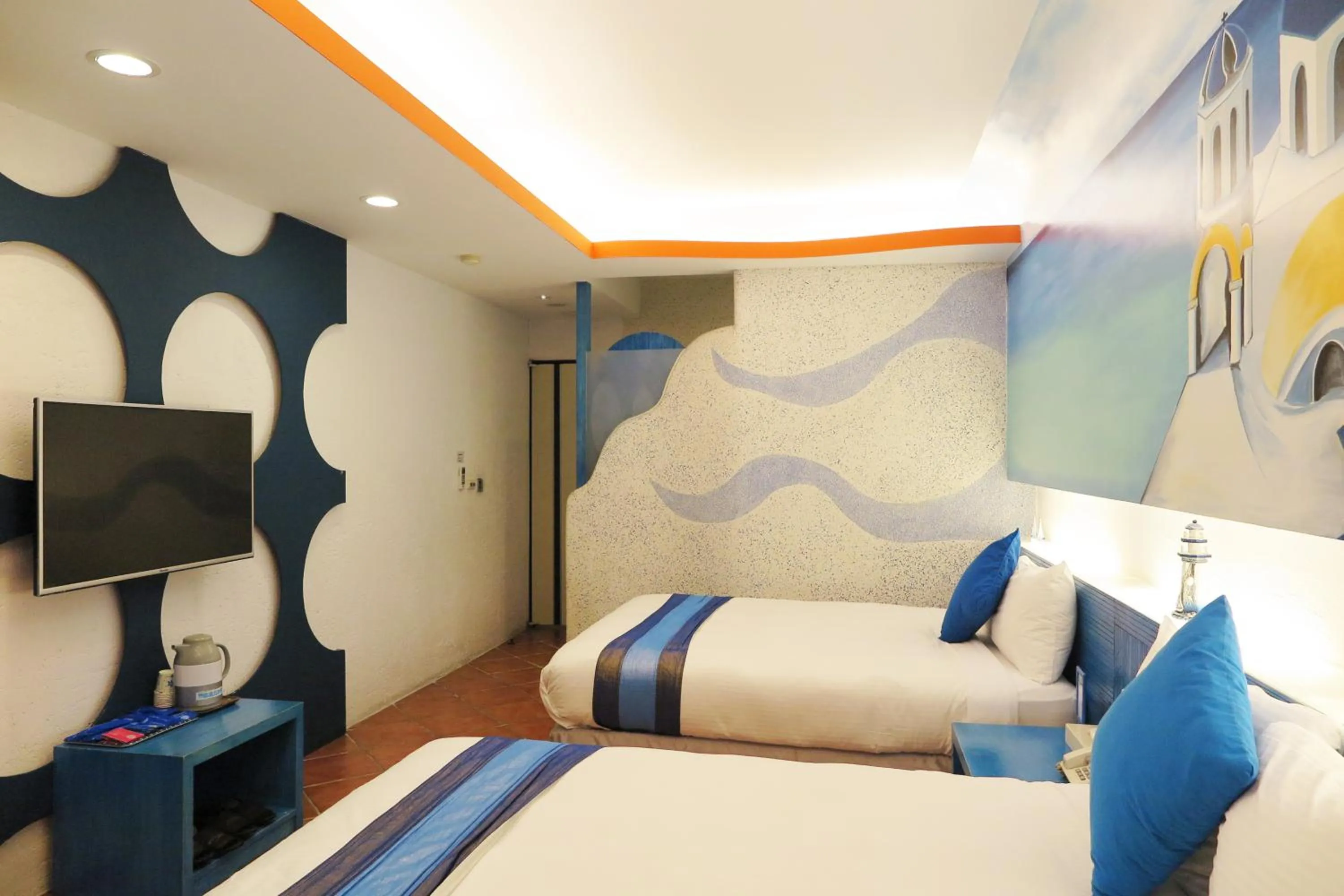 Bed in Kenting Sin Sin Hotel II