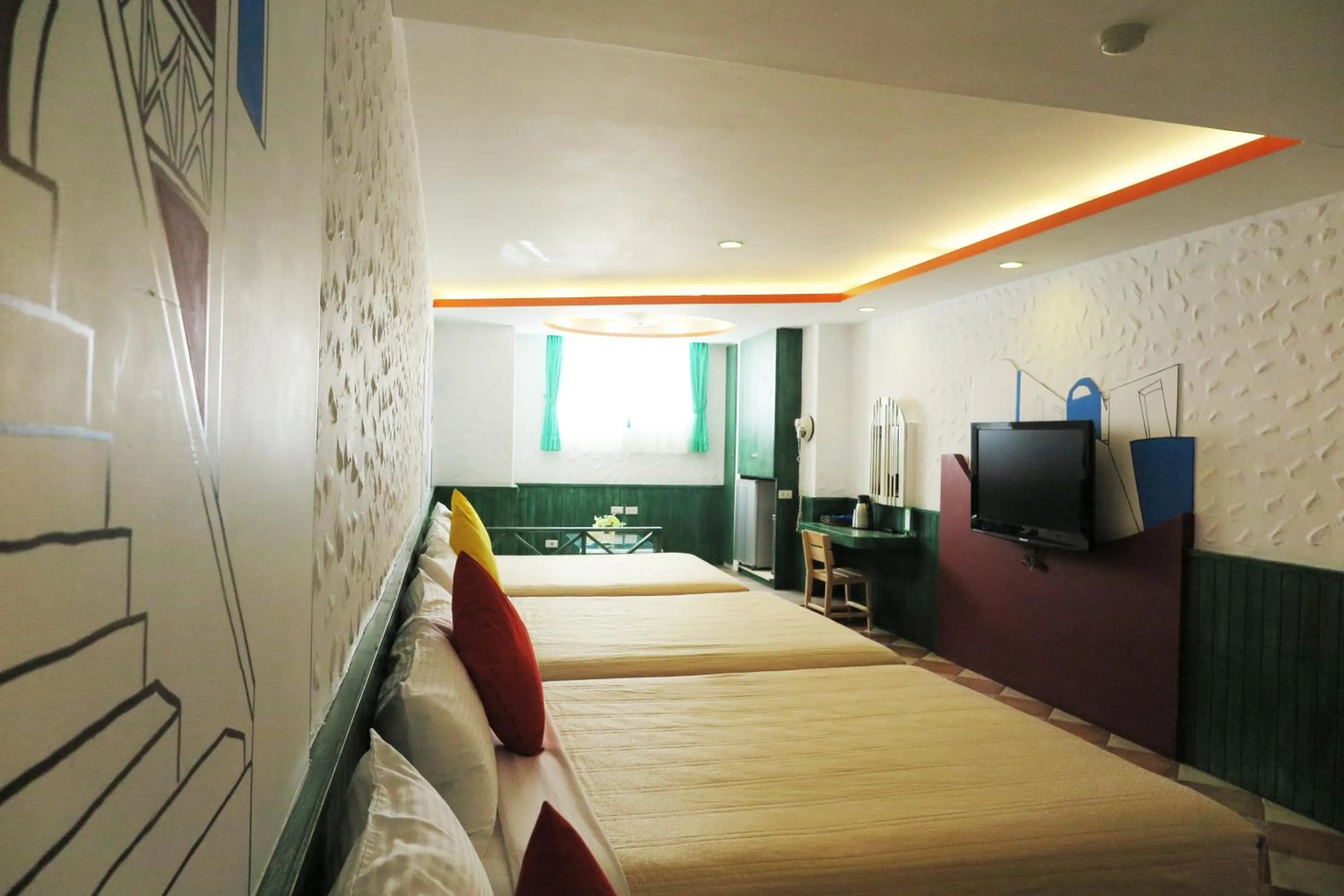 Bed in Kenting Sin Sin Hotel II