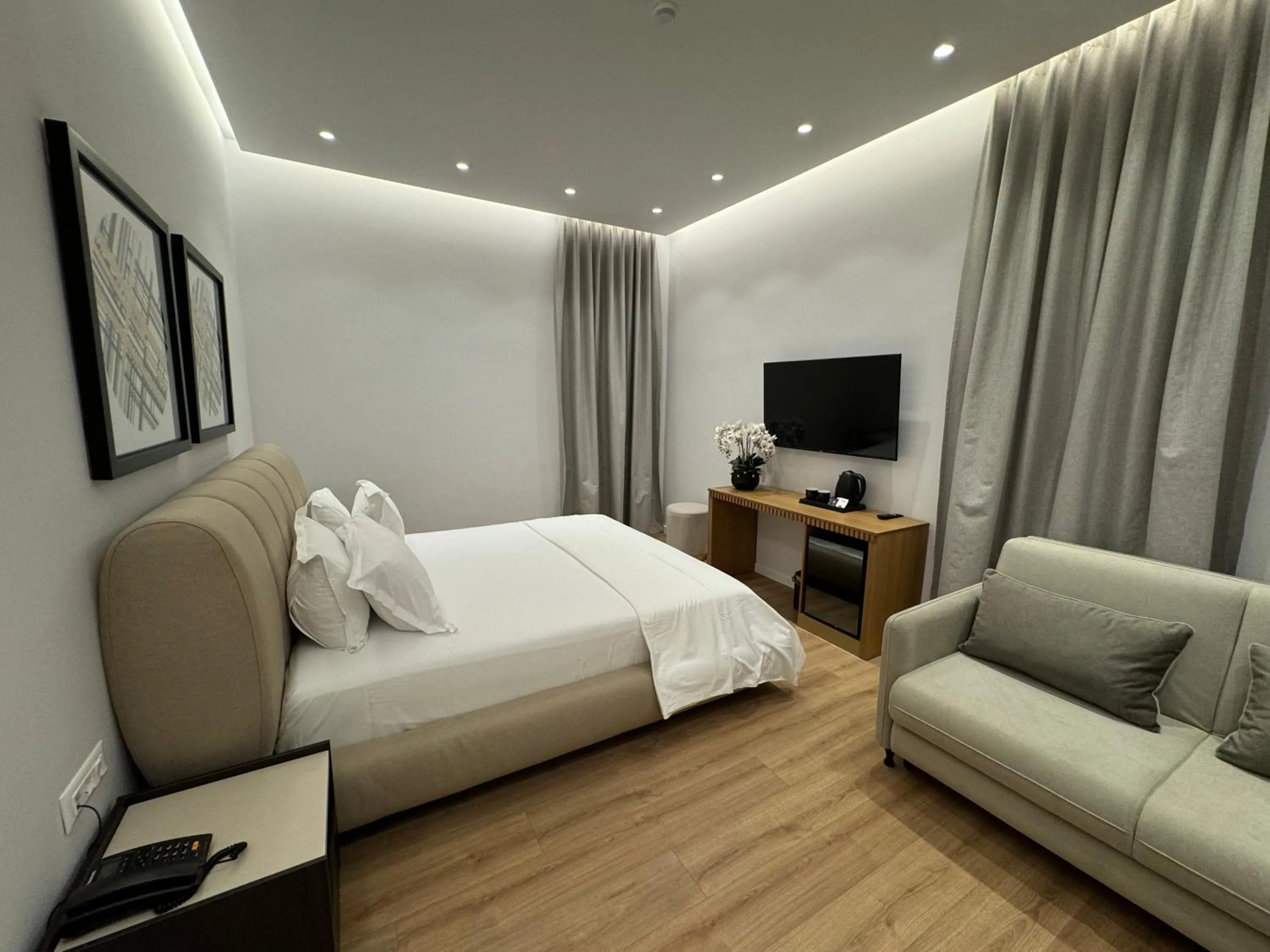 Bed in Hotel Vila Zeus